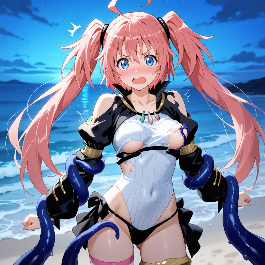 Milim Nava Tentacles - That Time I Got Reincarnated as a Slime - AI Generated page 10 full