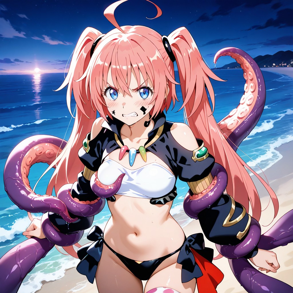 Milim Nava Tentacles - That Time I Got Reincarnated as a Slime - AI Generated page 8 full