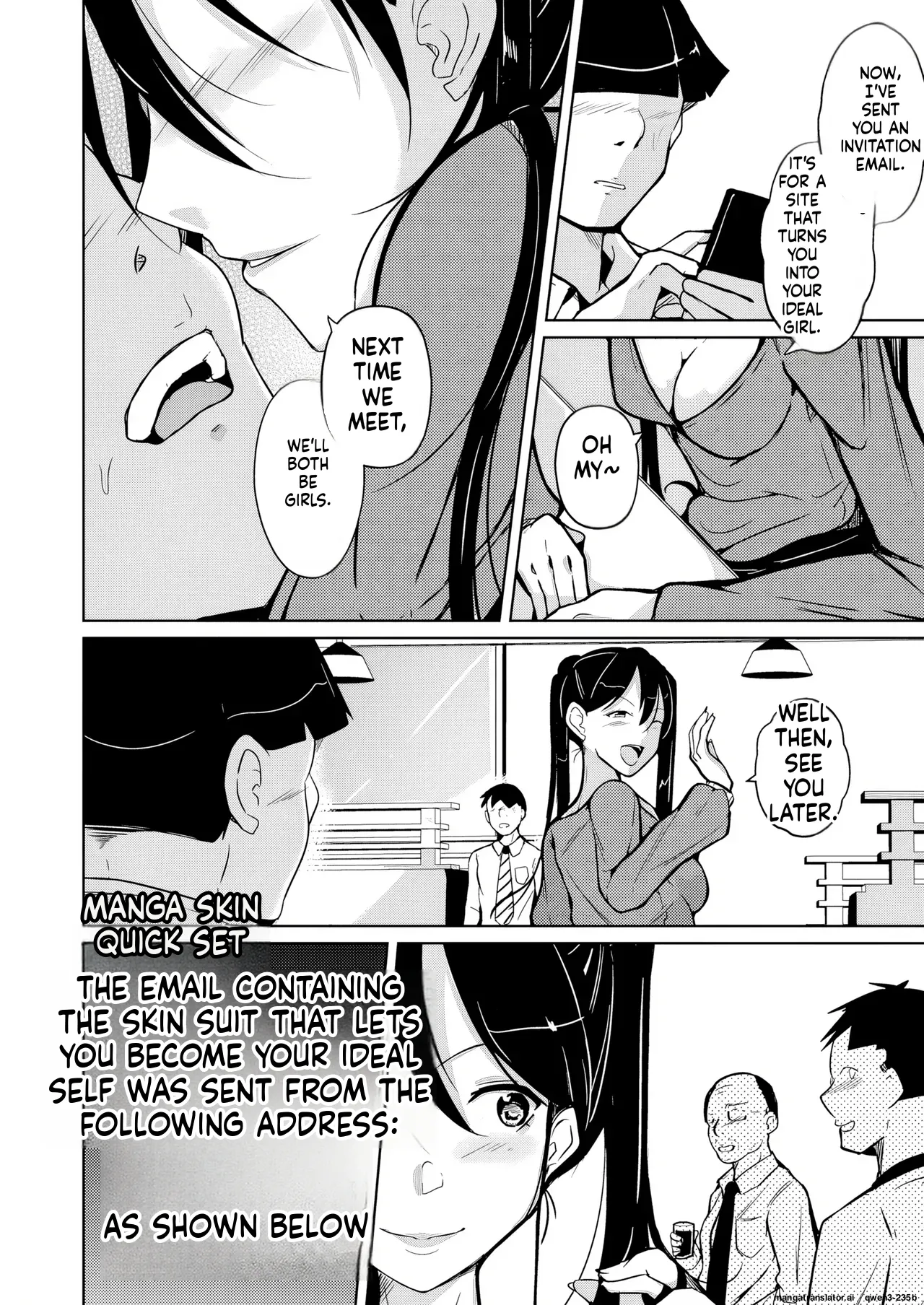 Trans Sexual Fetish! ~Risou no Jibun ni Nareru Skin Suit~ page 4 full