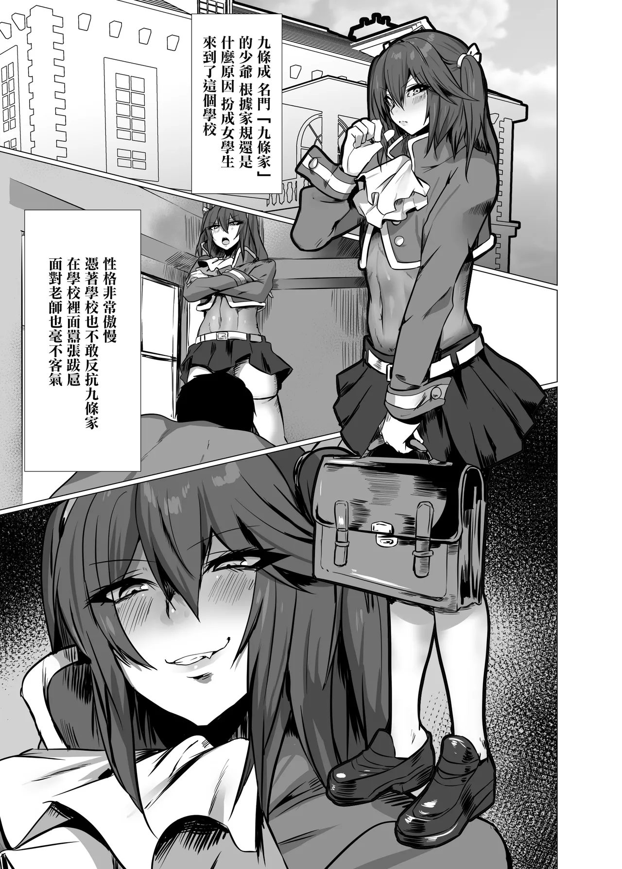 Namaiki Ojou-sama ♂ Mesu Ochi Seikatsu Shidou | 傲慢大小姐♂的 雌墮性活指導 page 2 full