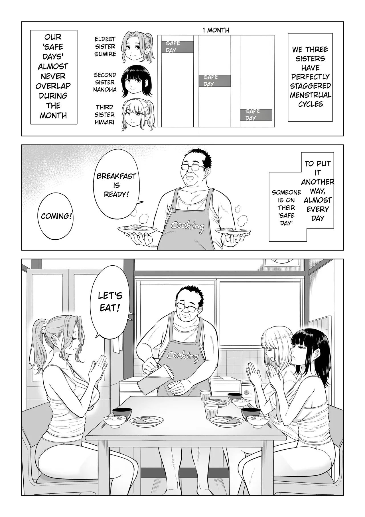 Ogifu-san no Seiyoku Shori wa Watashi tachi Sanshimai no Mochi mawari | Taking the turn - The story of how us three sister took care of our step-father needs page 10 full