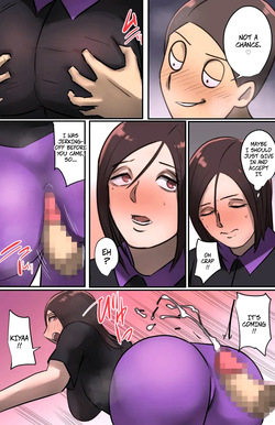 [Chotto B-Sen] A Saleswoman Interrupted Me While I Was Jerking-Off -- Genkan o Aketara Iru Kanyuu Oba-san [Colorized] — page 16