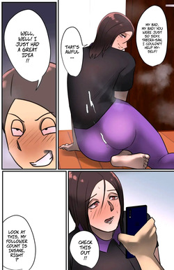 [Chotto B-Sen] A Saleswoman Interrupted Me While I Was Jerking-Off -- Genkan o Aketara Iru Kanyuu Oba-san [Colorized] — page 17