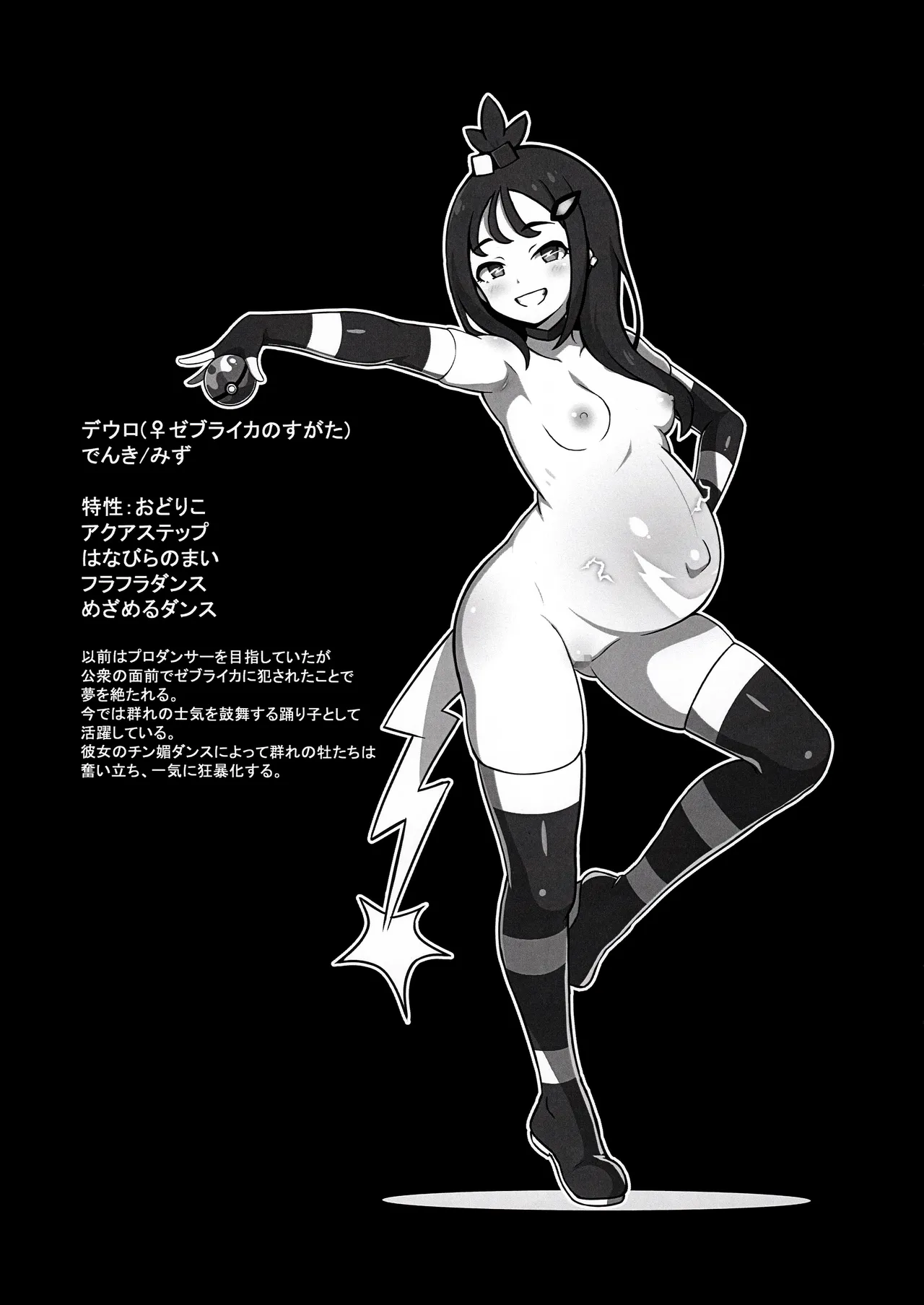 ♀ Zebstrika Field Guide  Lumiose City/Paldea Compilation page 4 full