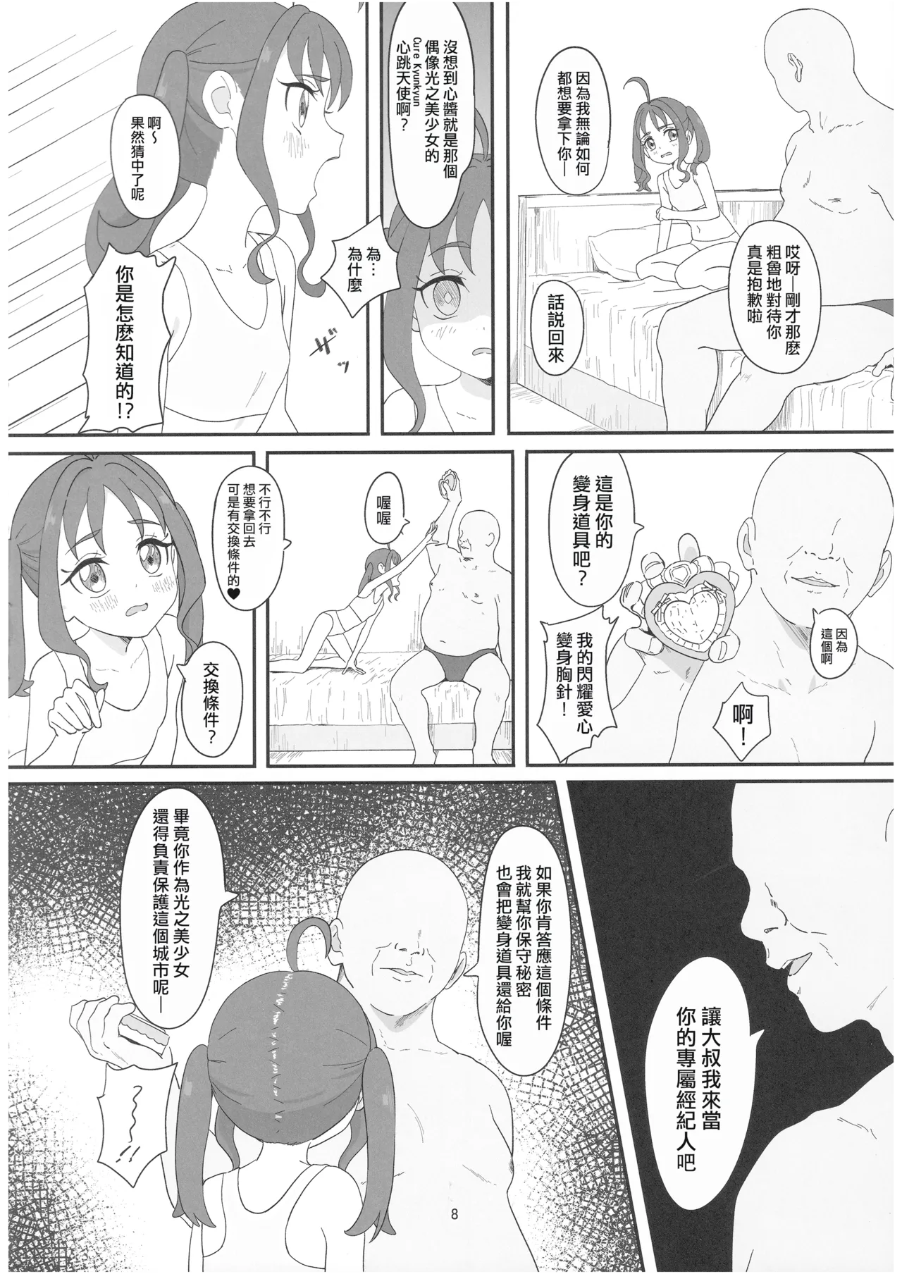 Sigure Kokoro-chan ga Ojisan Chi●po ni Kokoro Kyun Kyun Saserareru Hon page 8 full