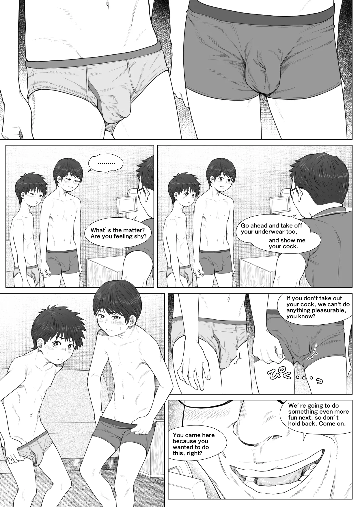 Hoteru de no o tanoshimi - K-kun to U-kun wa namade daradara ikitai - page 8 full