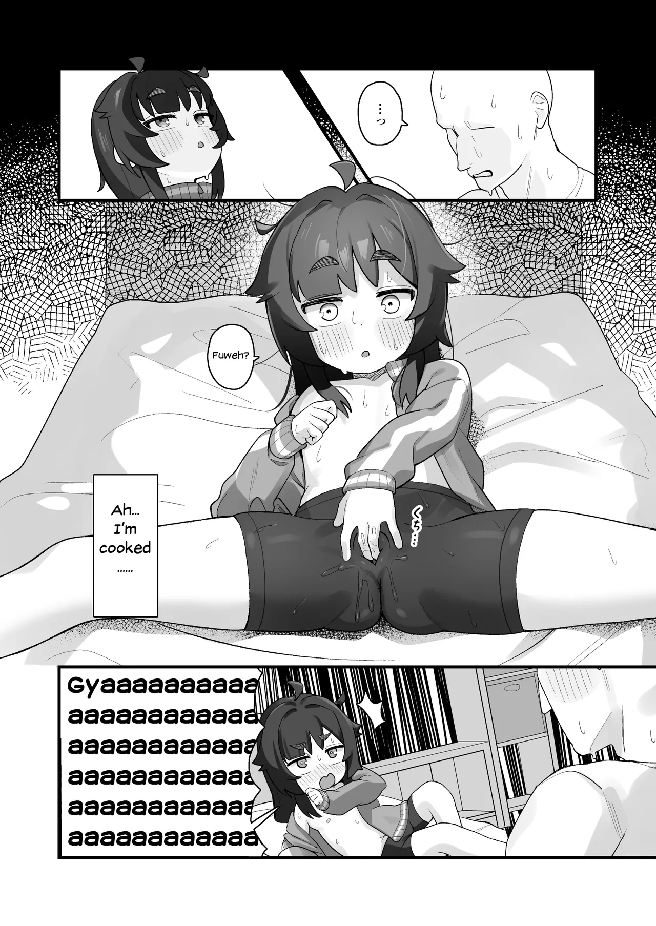 Namaiki Kusogaki js no Onanie Nozoitara Amaama Sex Dekita Hanashi | The Story of How I Peeked on a Cheeky Elementary Schooler Brat Masturbating and Ended up Having Sweet Sex page 9 full