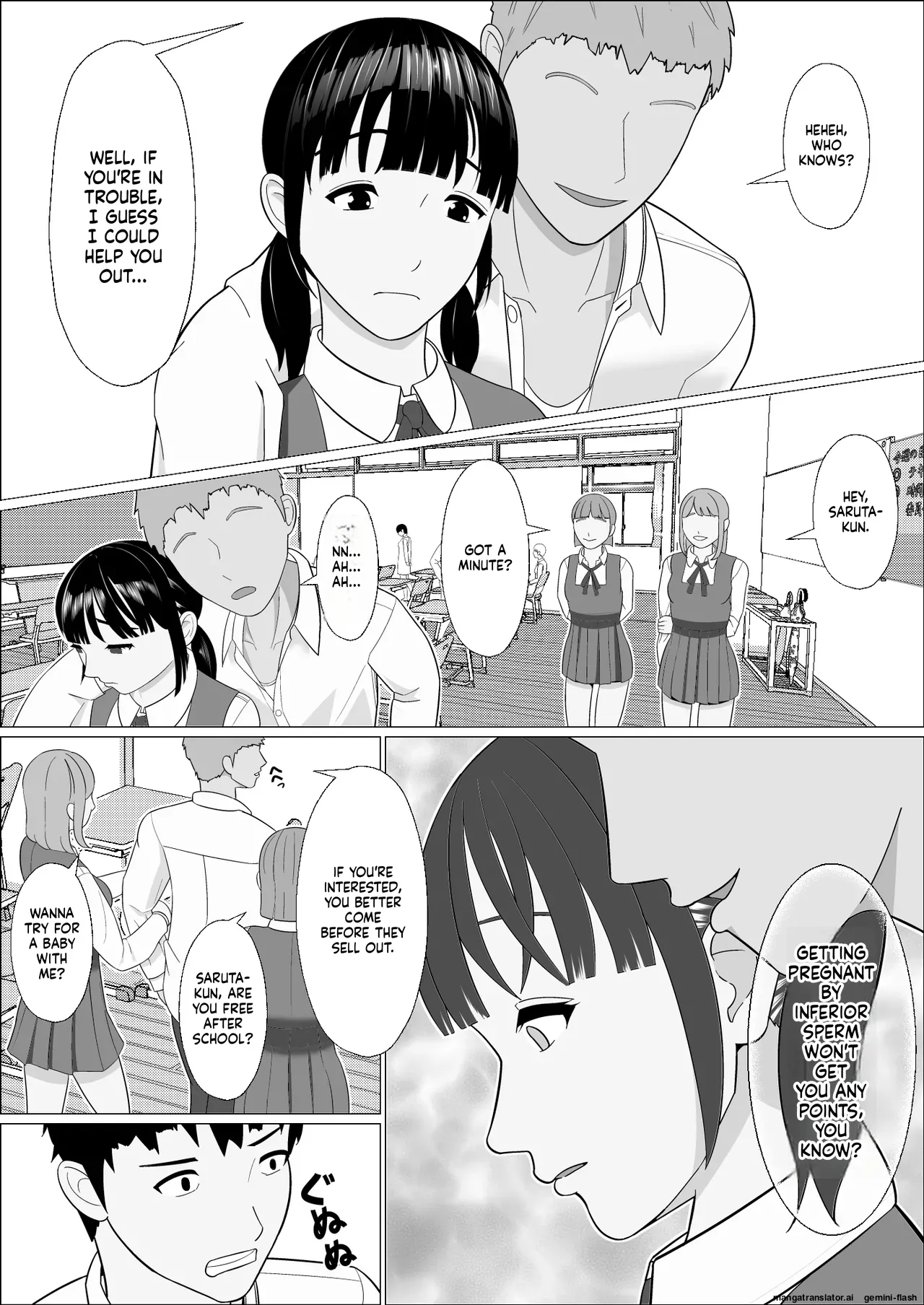 Ninkatsu Gimuka Sekai de Ki ni Naru Ano Ko ga Tanetsuke Sareteta page 9 full