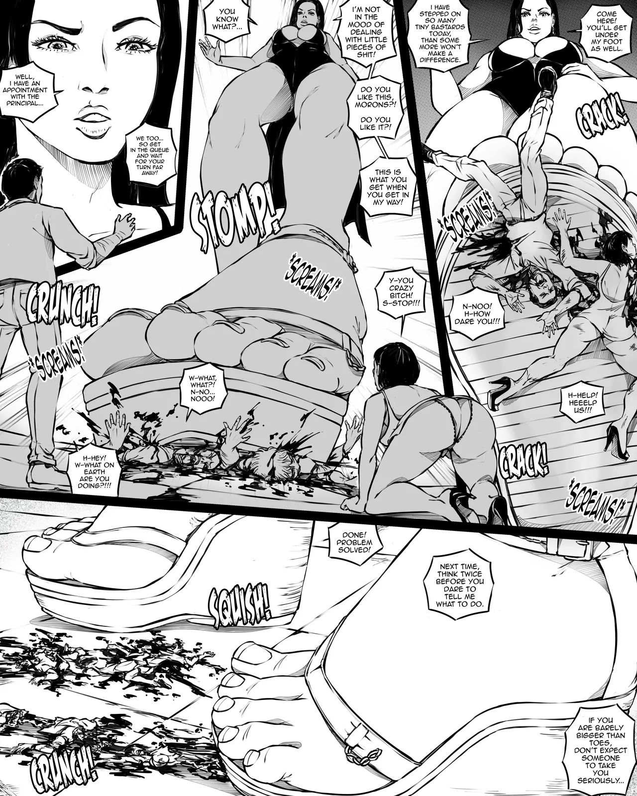 Giantess Boarding School 6 - Fear in the Forest page 3 full