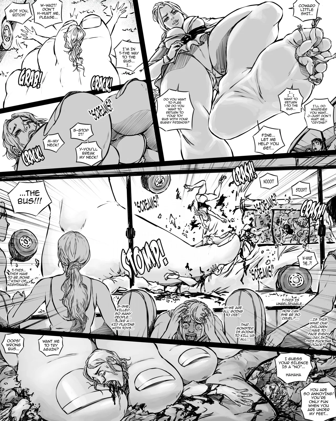 Giantess Boarding School 6 - Fear in the Forest page 7 full