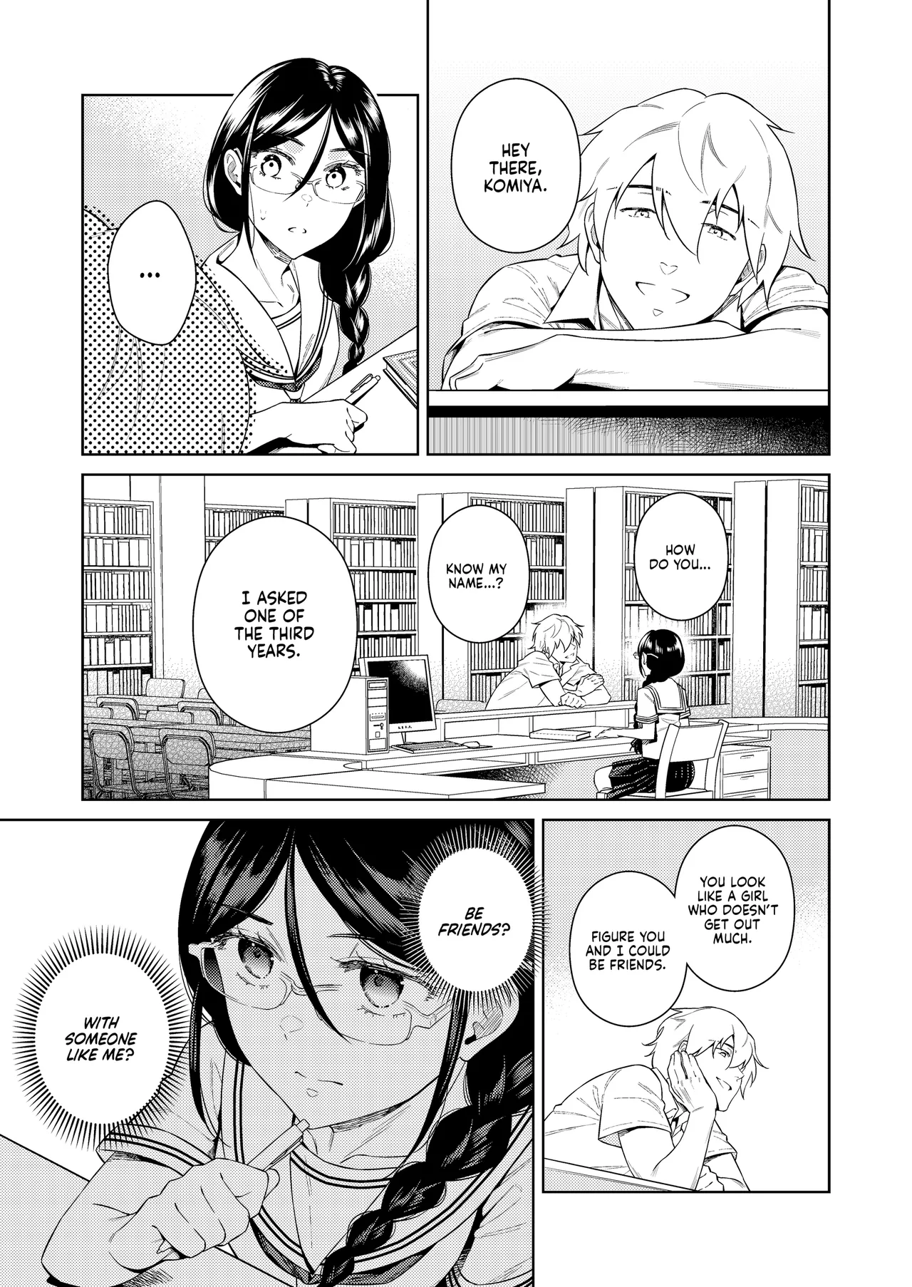 Toshoshitsu no Kedamono-tachi | Library Beasts page 6 full