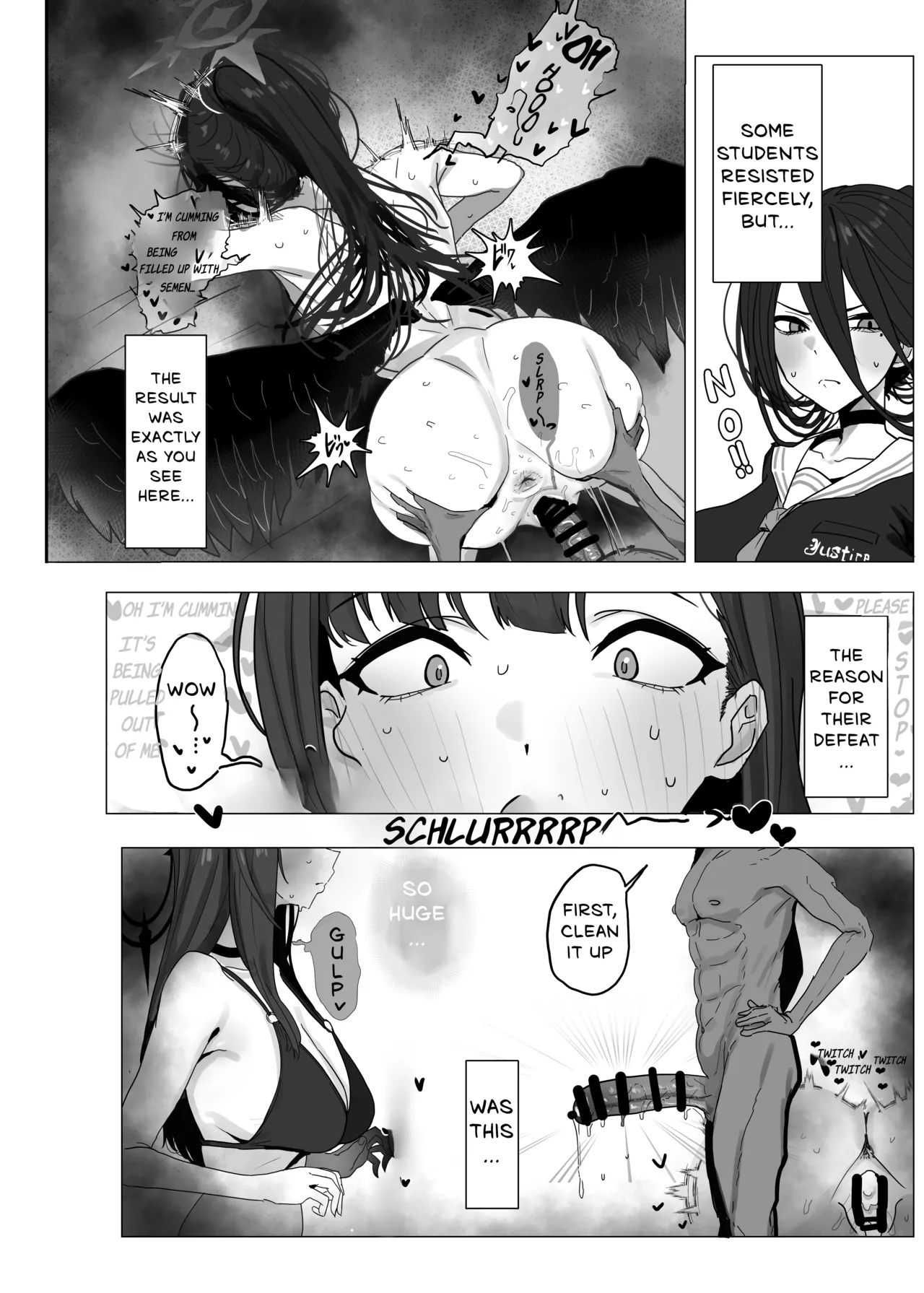 BlueArchive AzuLane Goblin Erogaki anthology "1,000,000 GOBLINS ATTACK" page 9 full