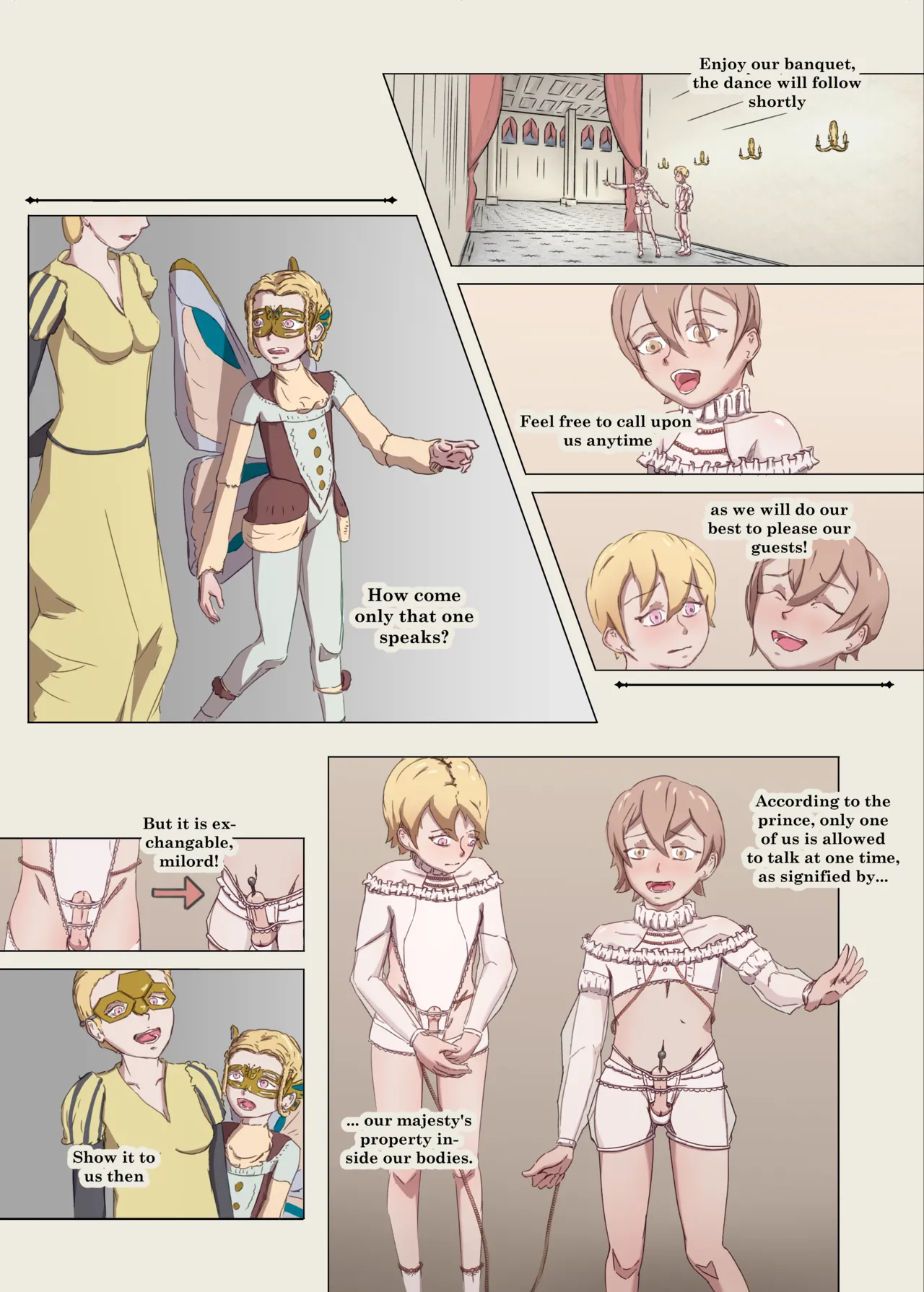 We are servants at a mask ball! page 4 full