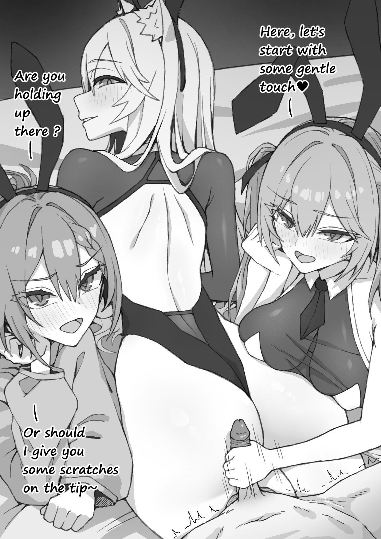 Botan X Lamy X Towa bunny girls femdom page 10 full