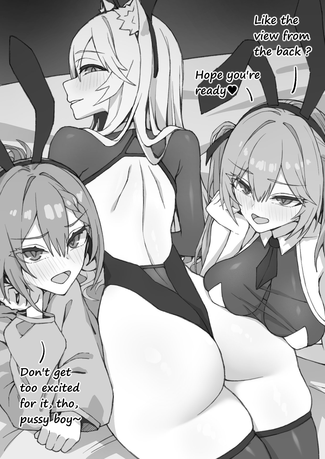Botan X Lamy X Towa bunny girls femdom page 7 full