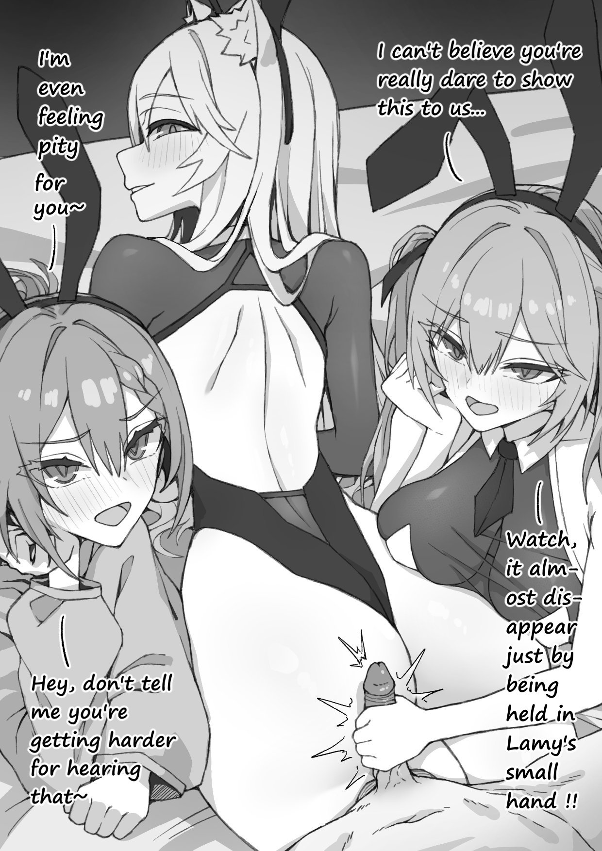 Botan X Lamy X Towa bunny girls femdom page 9 full