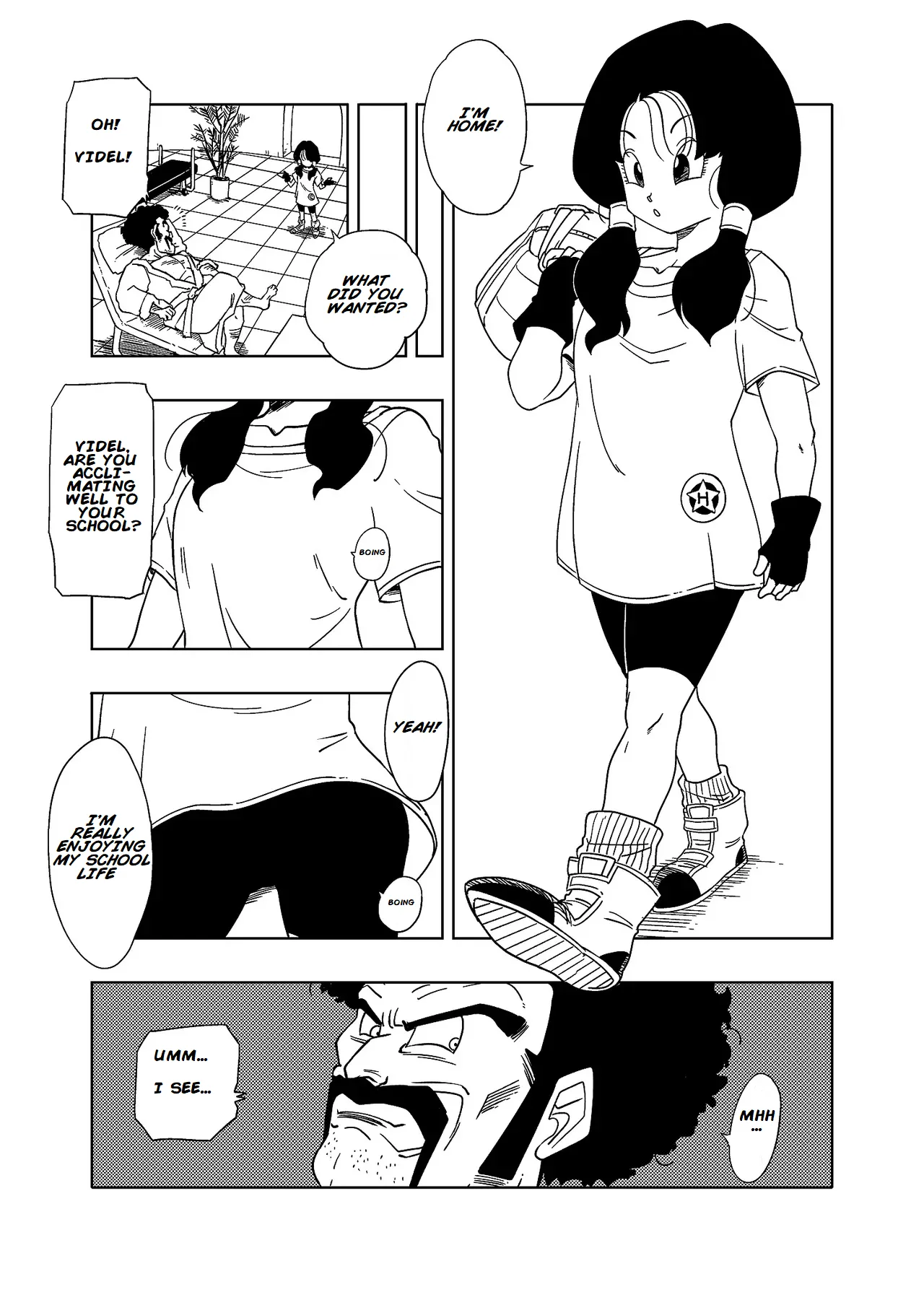 DB-X Satan & Videl Hen page 1 full