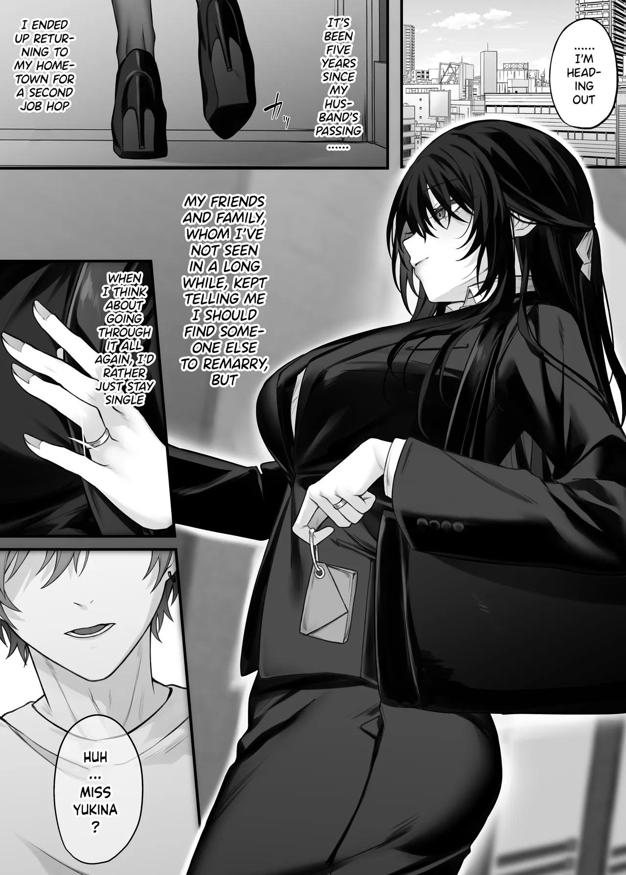 Zutto Suki datta Onee-san ga Zenshin Jiko Kaihatsu-zumi no Shojo Miboujin ni natteta Hanashi | The Onee-san I’ve Always Loved Became a Virgin Widow Who Had Fully Cultivated Her Own Body page 3 full