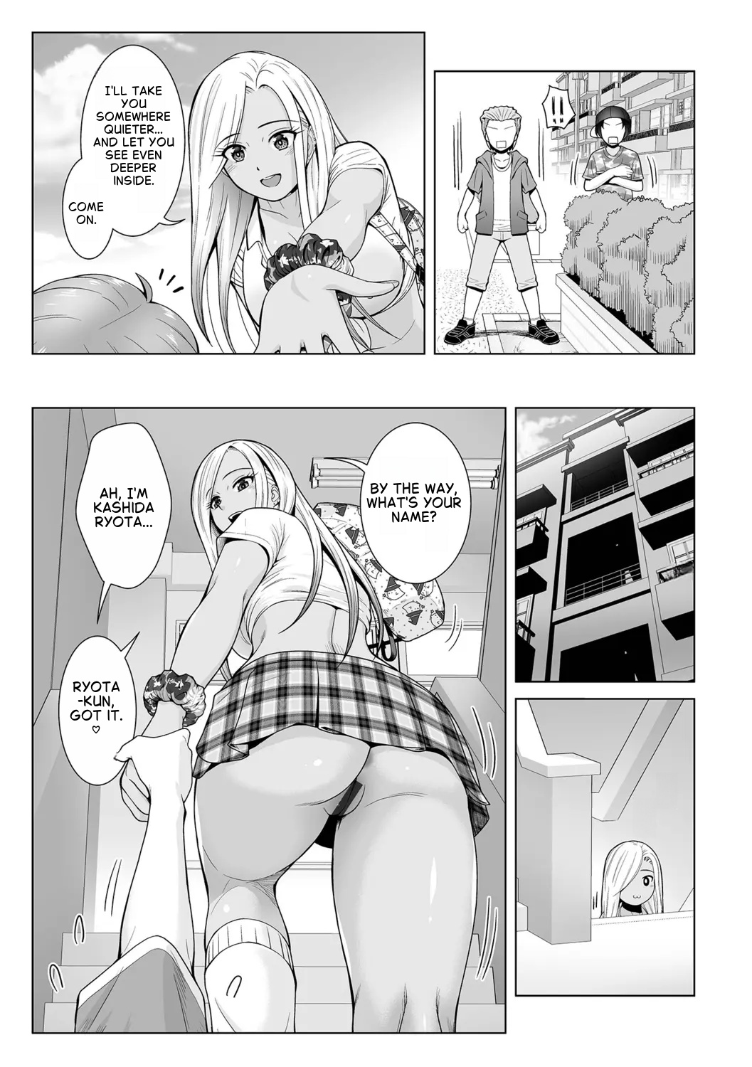 Honto wa yasashii kuro gyaru no onesan 01 page 4 full