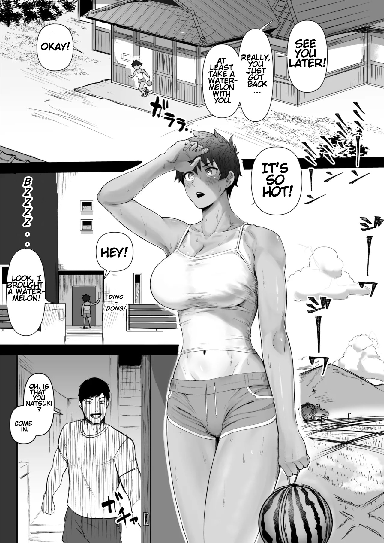Boish de Takashinchou na Kasshoku Oreko-domo to Ase-mure Icharabu Ecchi Shimakuru Hon｜Having lots of sweaty, lovey-dovey sex with tall, boyish, brown-skinned tomboys. page 2 full