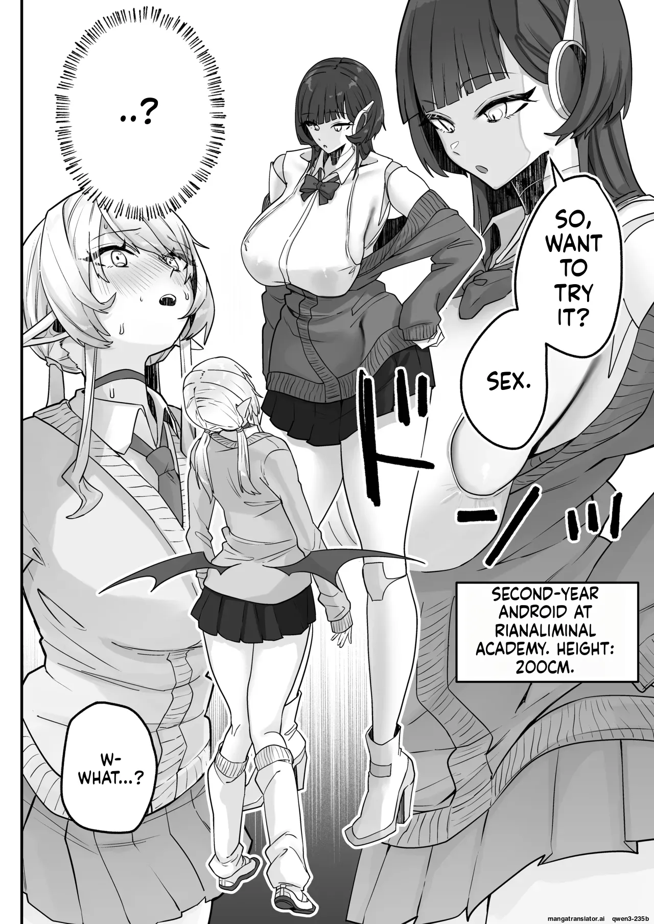 Houkago, Android to Succubus wa. | After School, Android and Succubus. page 5 full