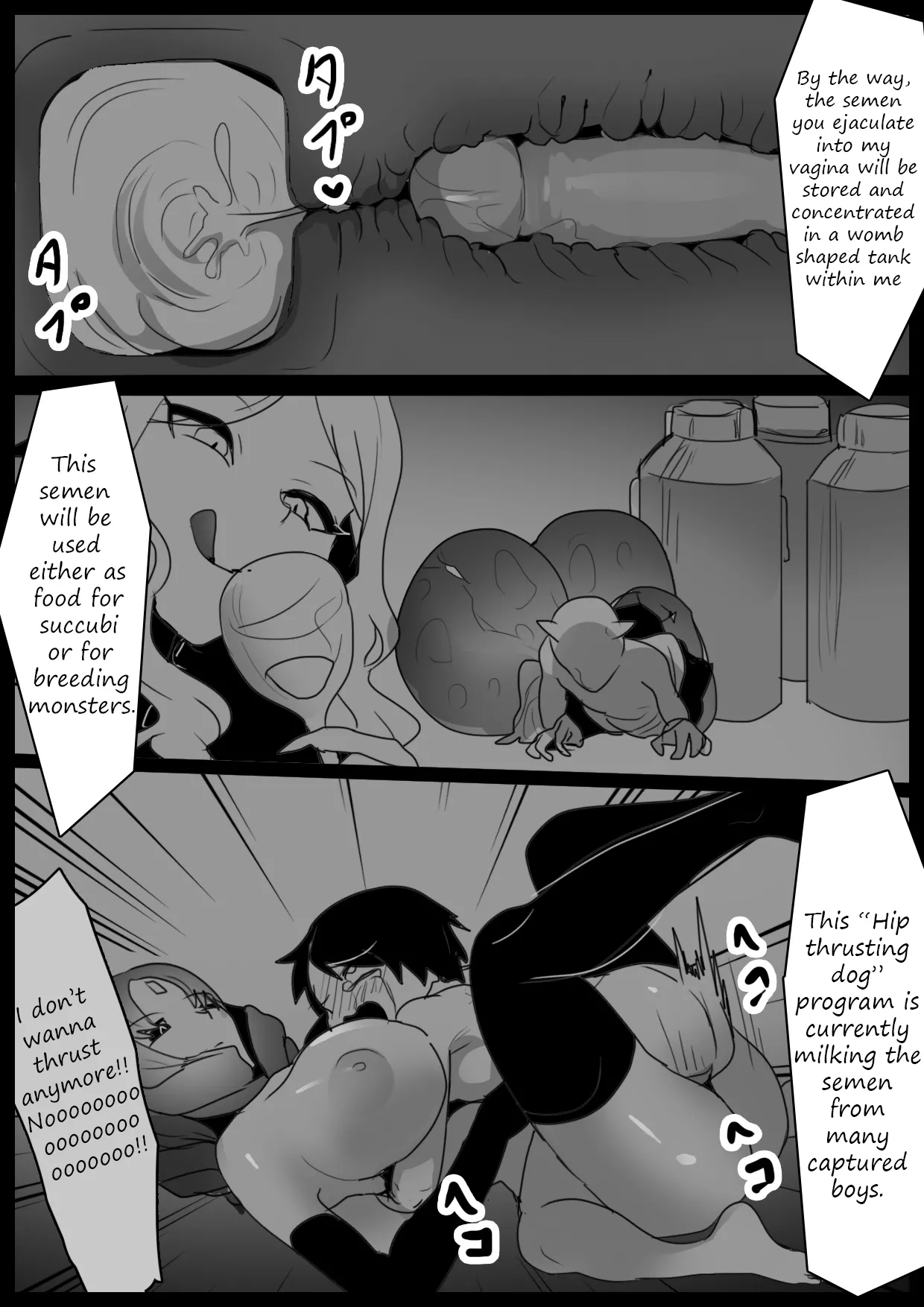 A story about being dominated by a succubus droid, turned into a dog, being subject to interrogation, torture, semen extraction and seeing executions page 7 full