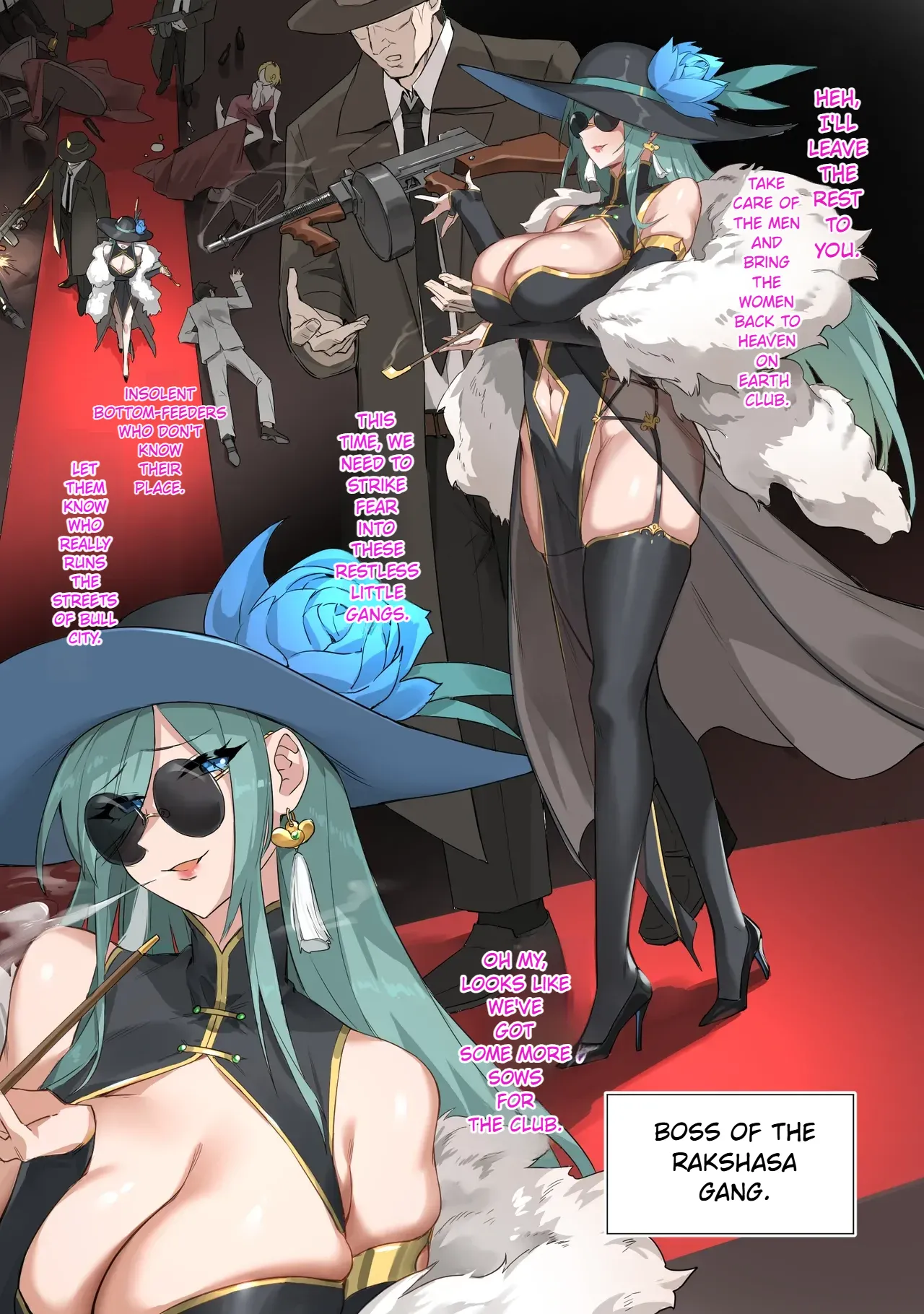 Female Gang Leader page 1 full
