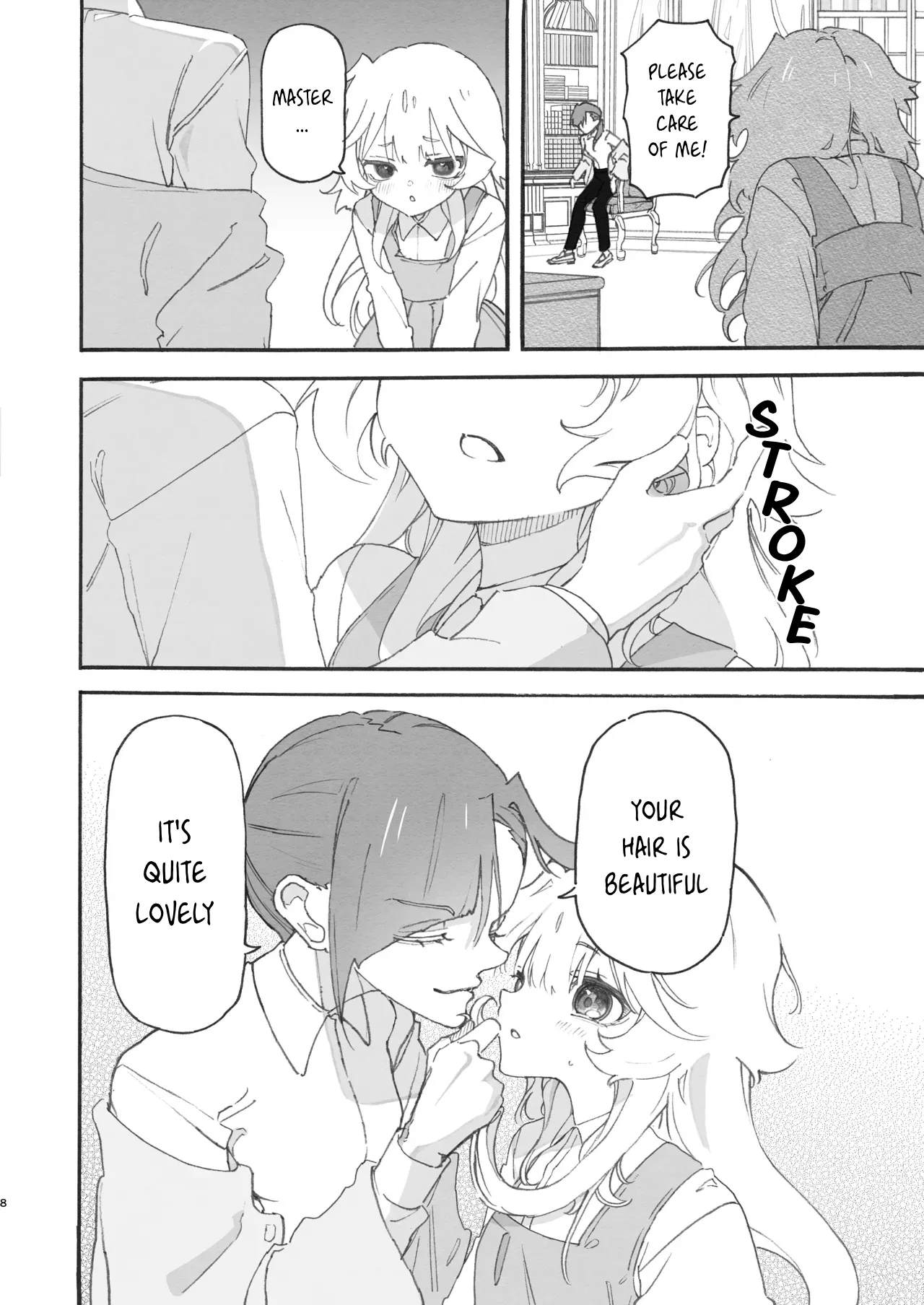 Yuri Kyuuji ~Youen Shujin to Midara na Maid~ | Yuri Service: The Seductive Master and Lewd Maid page 8 full