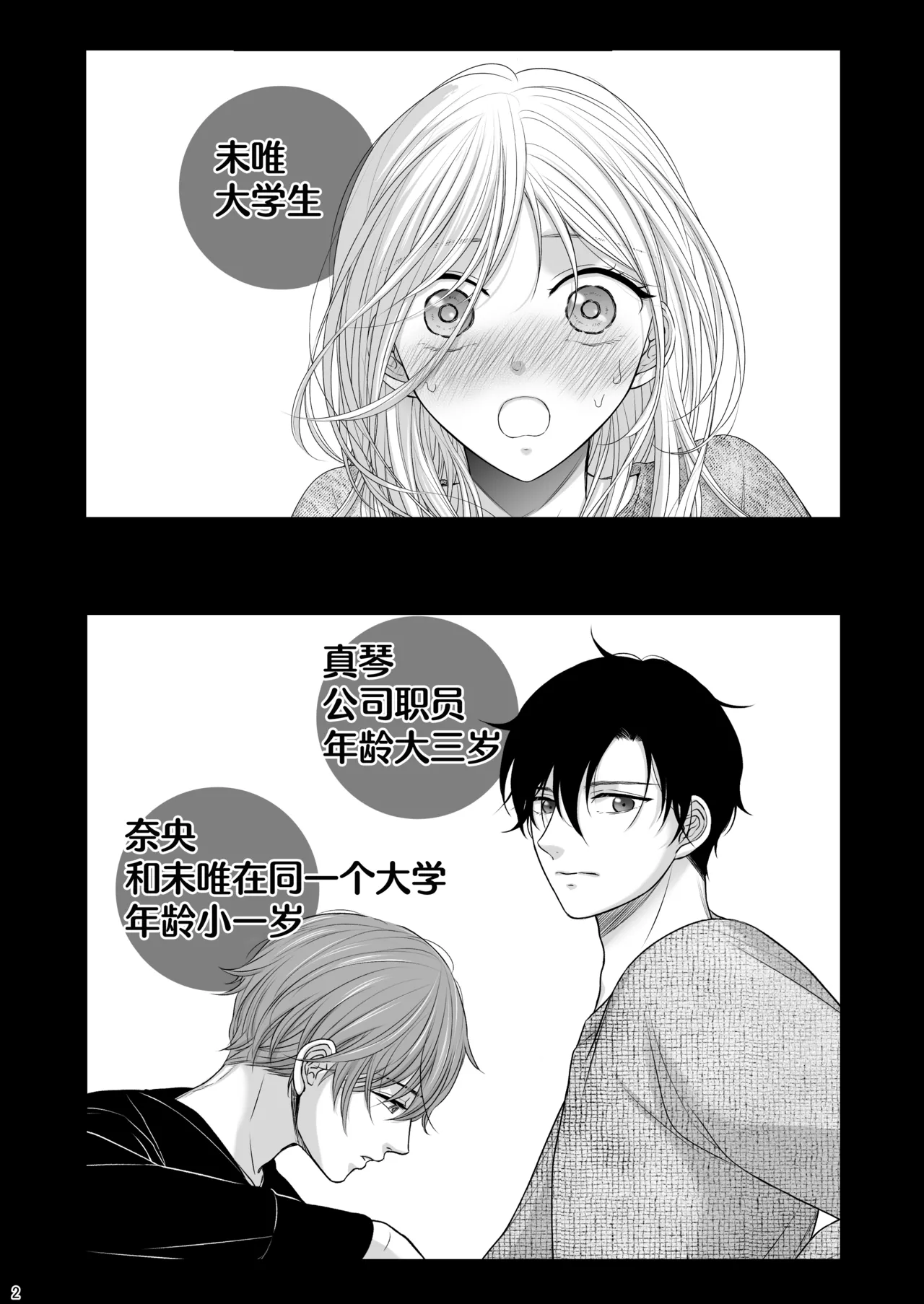 o mukai-sa n Chino Mako-kun naokun | 住在我家对面的真琴君和奈央君 page 2 full