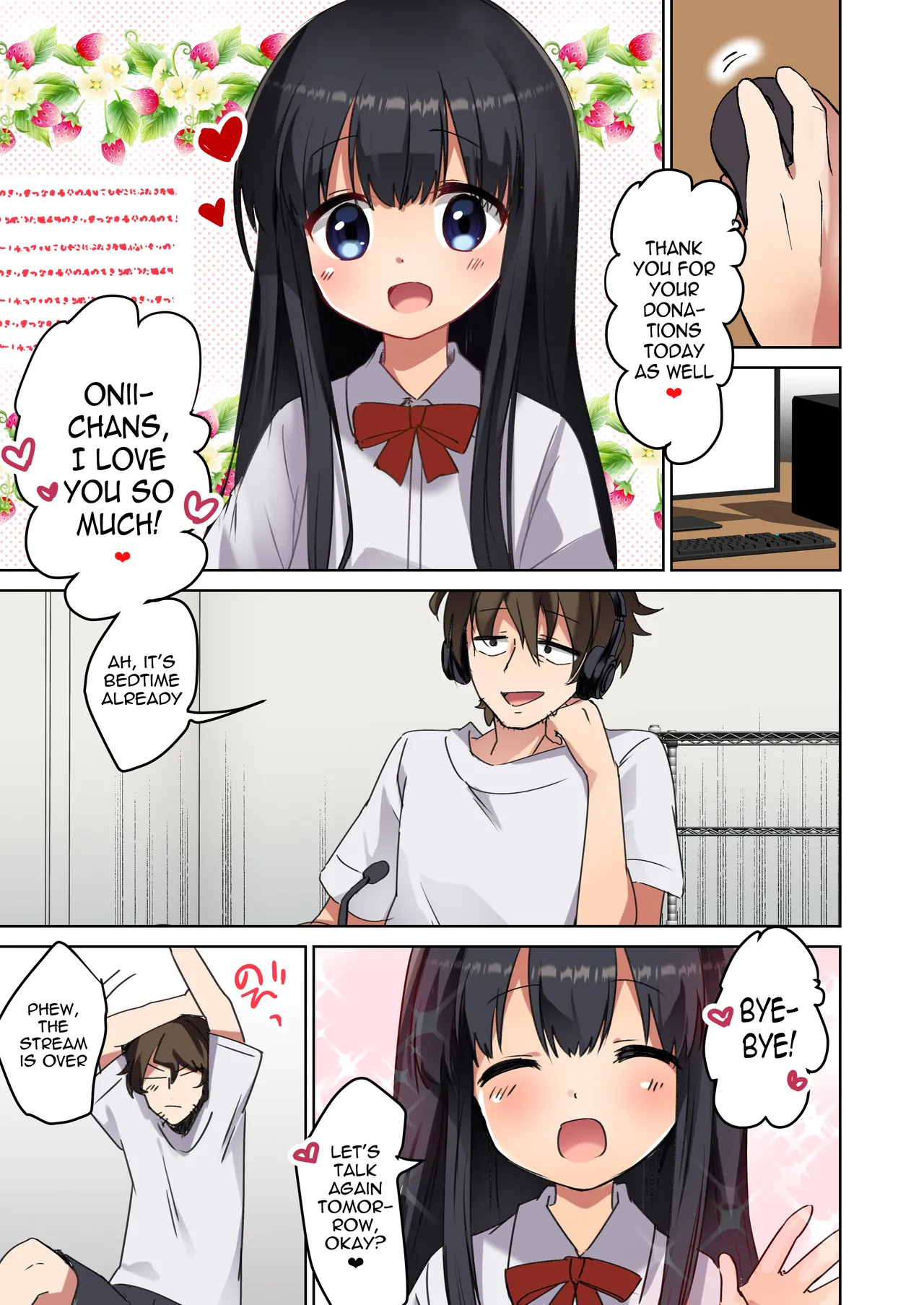 Bishoujo Mangaka ga Bishoujo ni Natte Bishoujo ni H na Koto o Sareru Hanashi | The story of a male manga artist who turns into a girl and is forced to do naughty things by another beautiful girl page 3 full