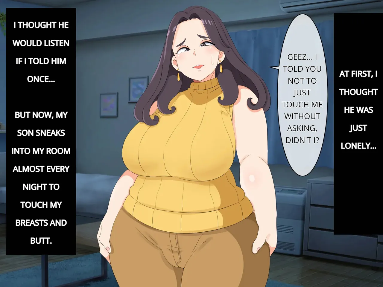 No way! I, a mother, am the object of my son's sexual desire! page 9 full