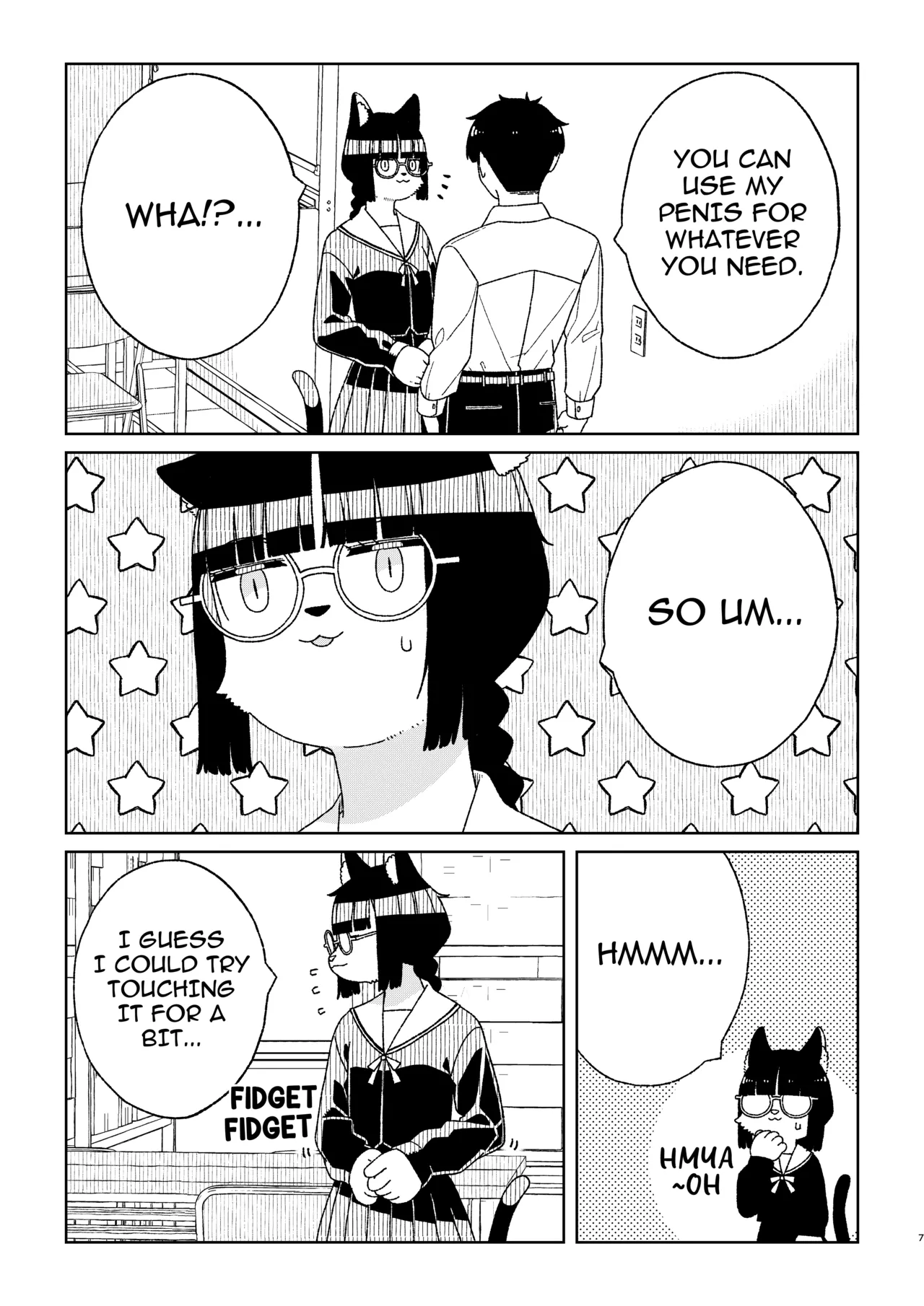 Neko no Te "o" Karitai page 7 full