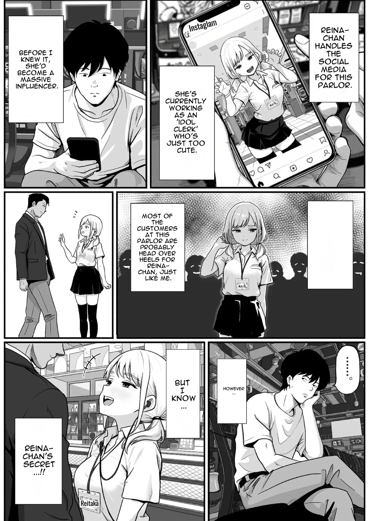 Pachi-ya no Idol Tenin Reina-chan o Onaho ni Shita Hanashi page 6 full