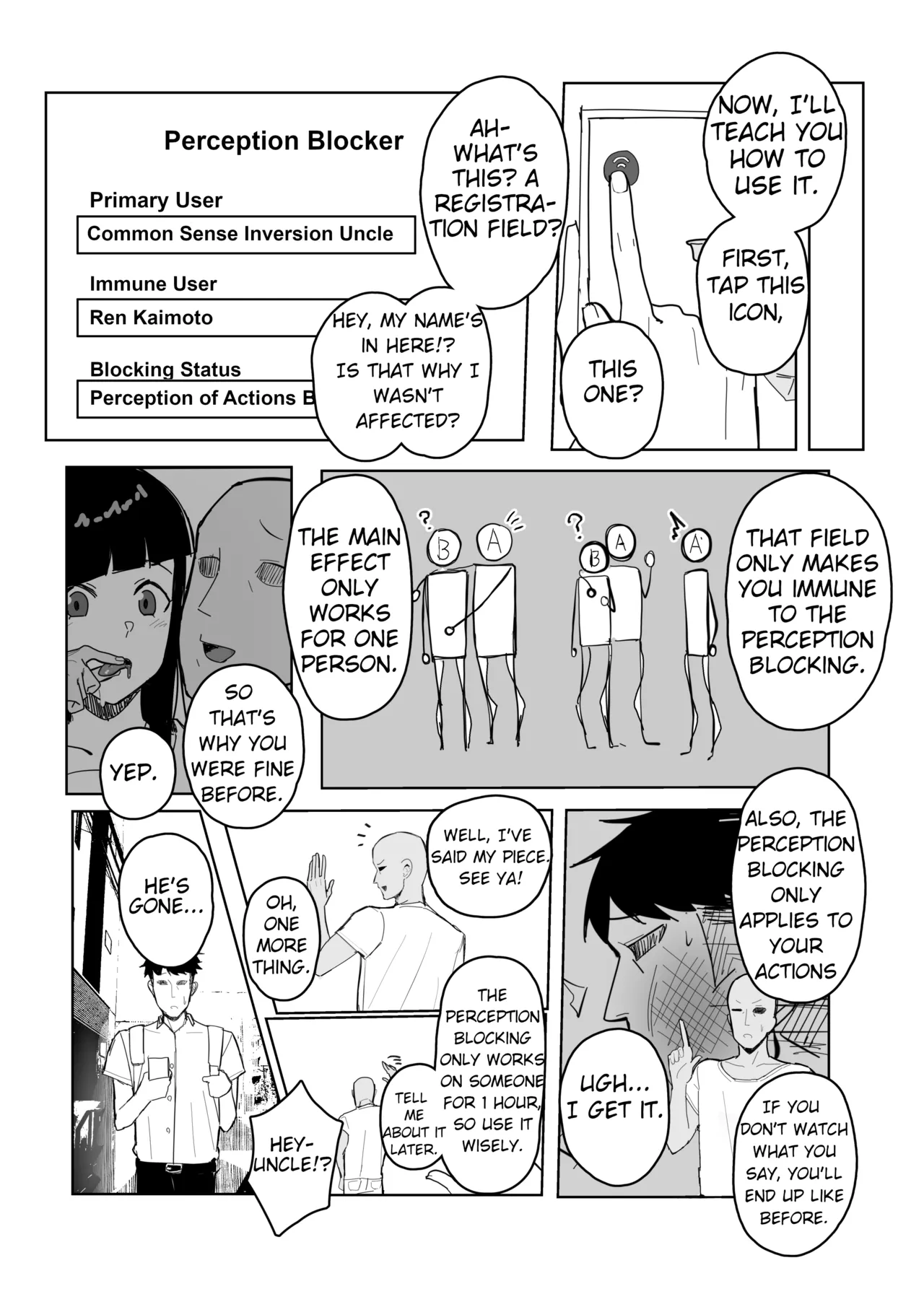 Having Free Use of The President with a Perception Blocking App page 5 full