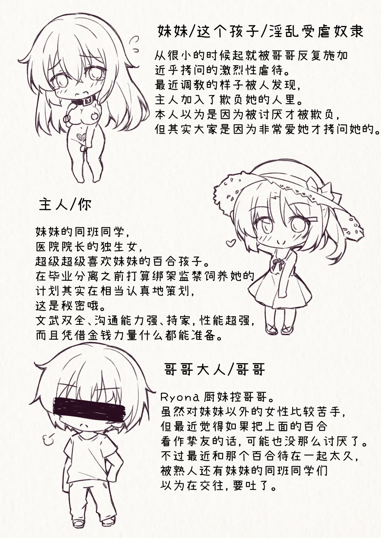 Gyakutaiyou Seidorei no Imouto. Natsuyasumi Hen | 虐待用性奴隶妹妹。暑假篇 page 3 full