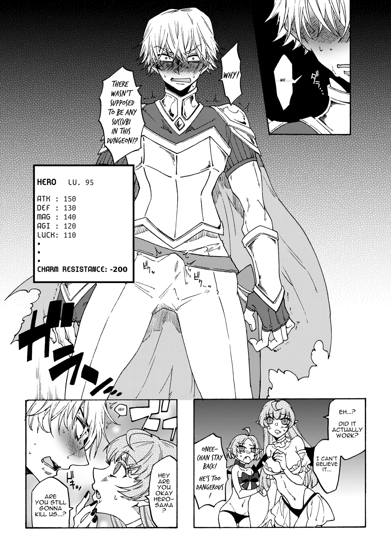 Saikyou Yuusha ga Zako Succubus Shimai no Seieki Server ni naru Hanashi! | The Story of the Strongest Hero Becoming a Semen Dispenser for Small-Fry Succubus Sisters! page 7 full