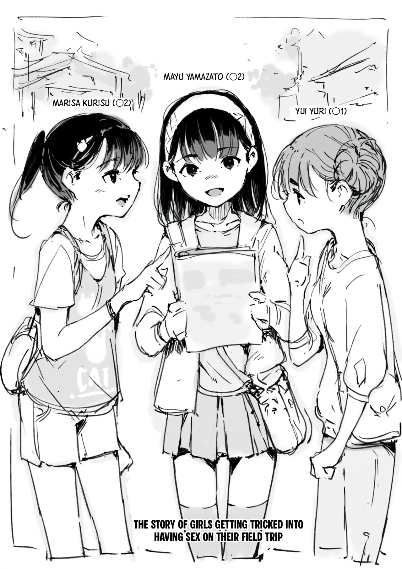 Shuugaku Ryokou-chuu no Shougakusei ga Damasarete Sex Shichau Hanashi｜The story of girls getting tricked into having sex on their field trip page 1 full