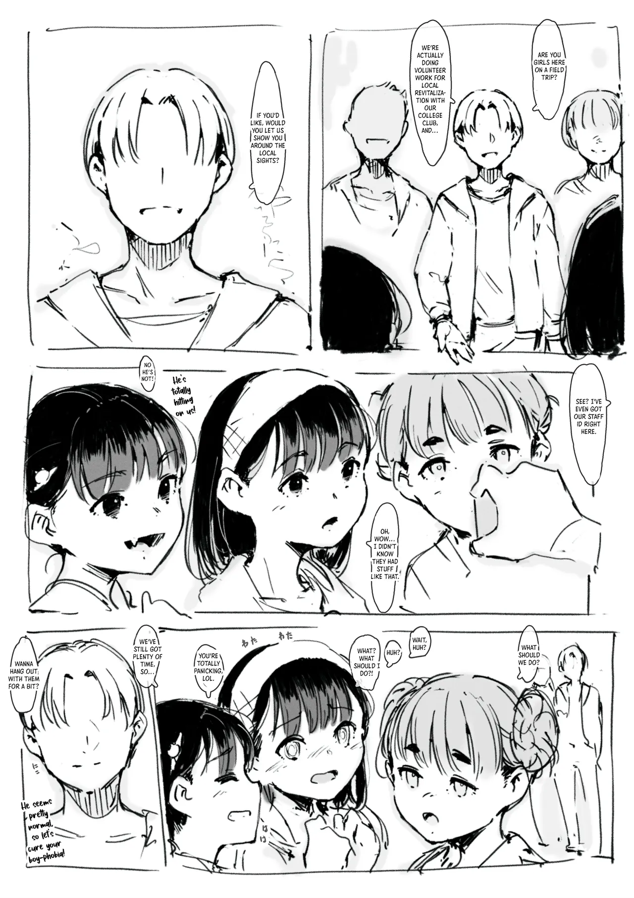 Shuugaku Ryokou-chuu no Shougakusei ga Damasarete Sex Shichau Hanashi｜The story of girls getting tricked into having sex on their field trip page 5 full