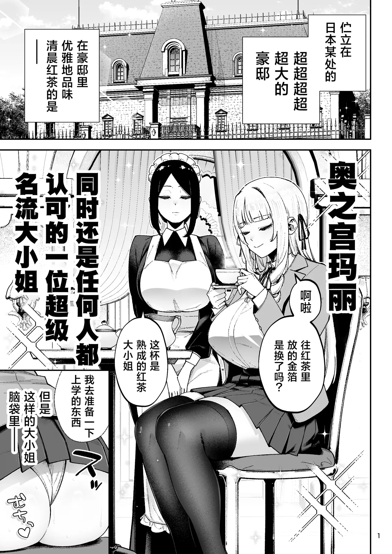 Soreyuke, Ero Baka Ojou-sama! ~Celeb no Watashi ga Dekachin Shomin wo Tegome ni Suru no wa Touzen desu!~ page 3 full
