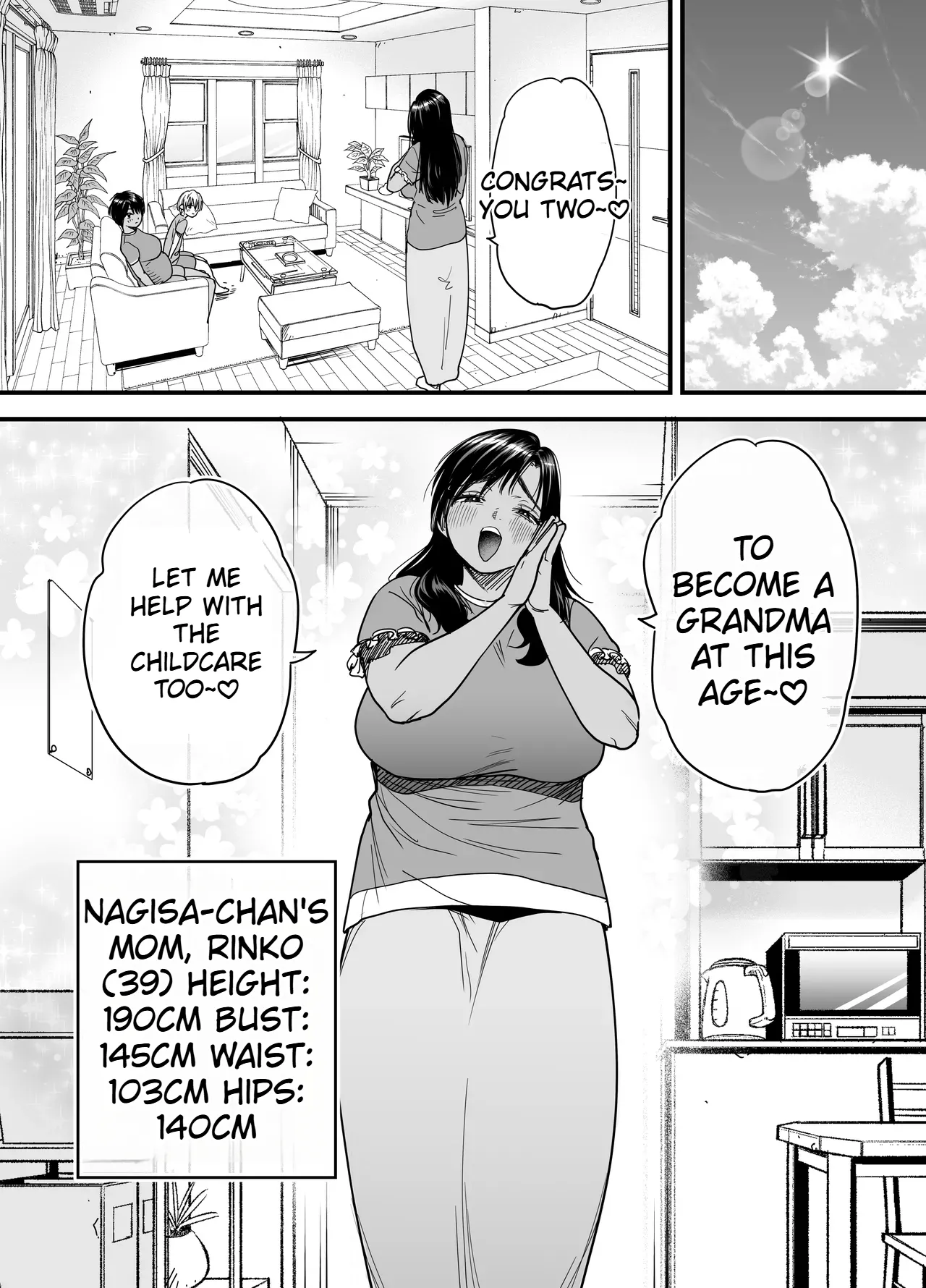 Tall, Tanned, Tomboyish! Nagisa-chan 3 — Since Pregnant Nagisa-chan Can't Do It, Nagisa's Hairy Mama Takes Care of the Sexual Relief: Sex Edition page 3 full