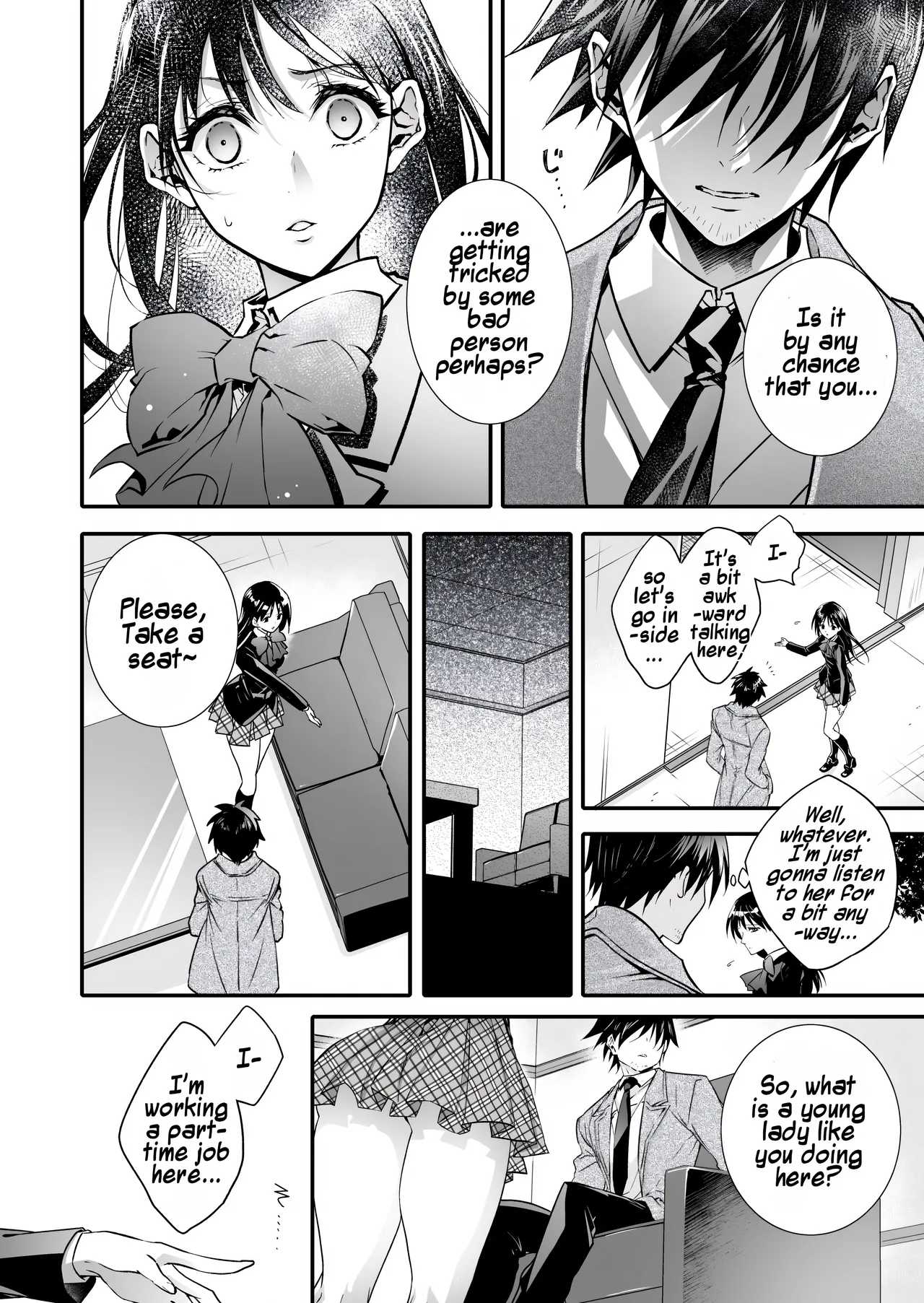 Mesu Ochi no Kashaku 2 ~Seitenkan Meido ni Sarete Jisshi ni Dakareru Otoko~ | A Fallen Woman's Remorse 2 ~A Man Who Turned into a Transgender Maid and Embraced by His Own Daughter~ page 7 full
