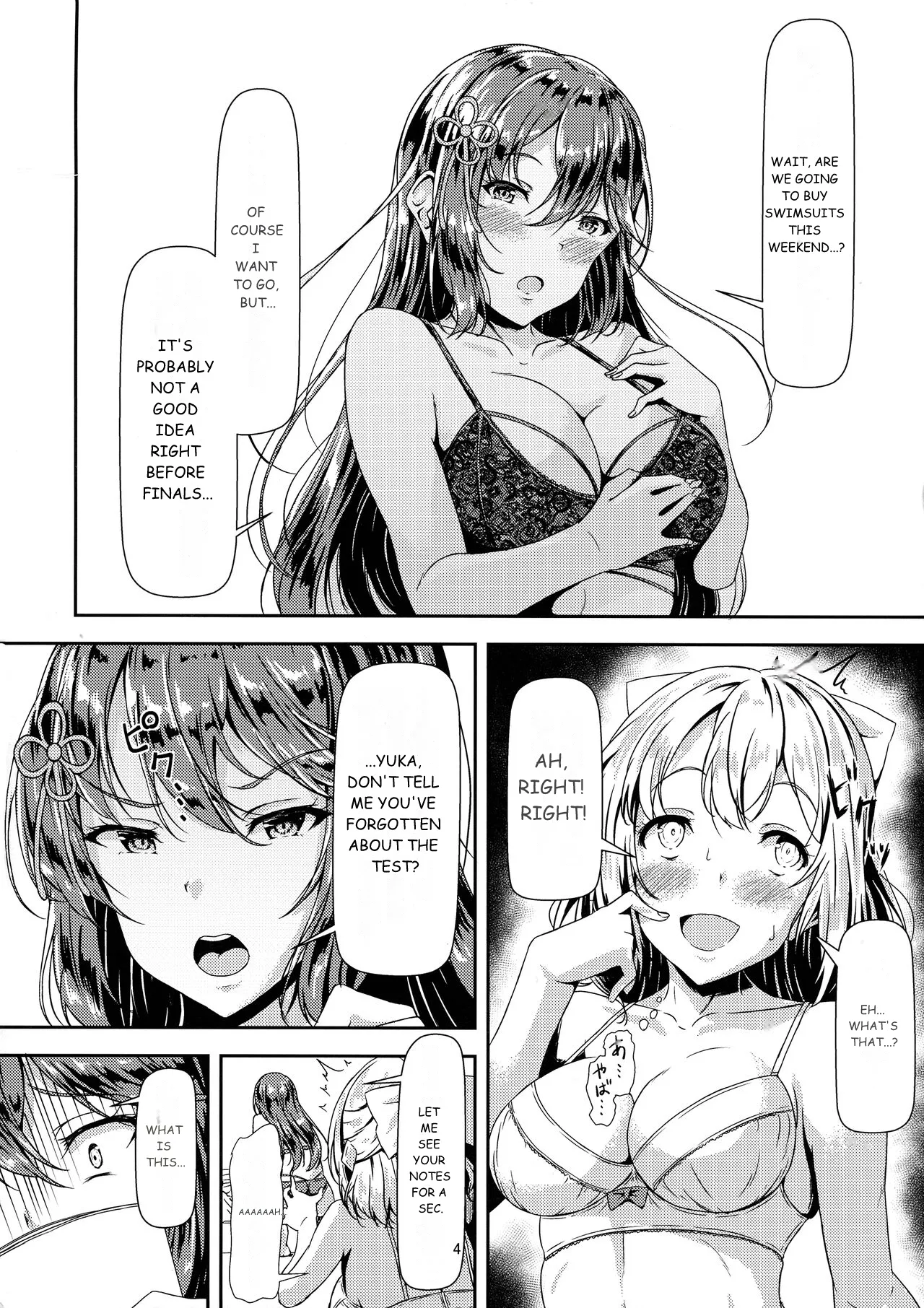 Kurokami LONG Futanari-chan to Jyunai SEX ga Shitaii! Part II page 4 full