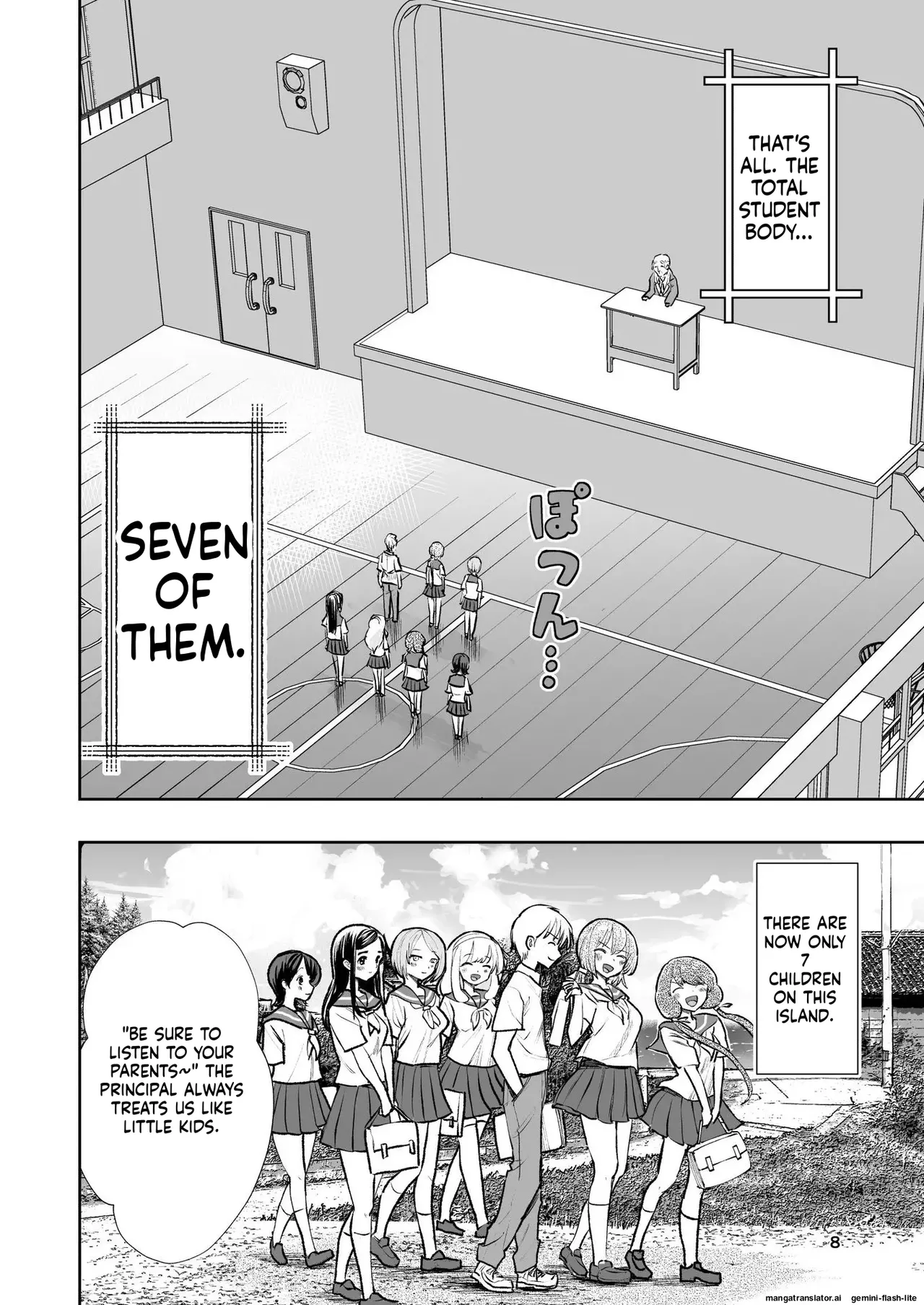 Hadairo no Seishun chapter 1 page 8 full