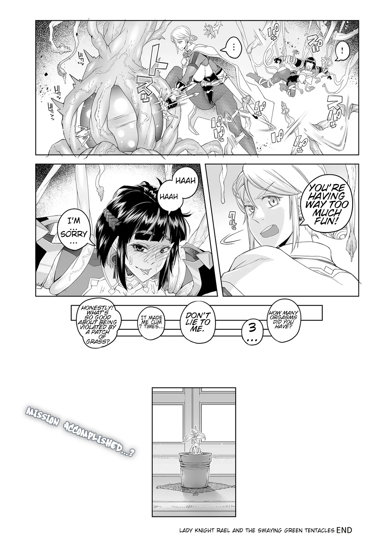 Onna Kishi Rahel to Midori Ude no Yuragi - Lady Knight Rahel and the Swaying Green Tentacles page 10 full