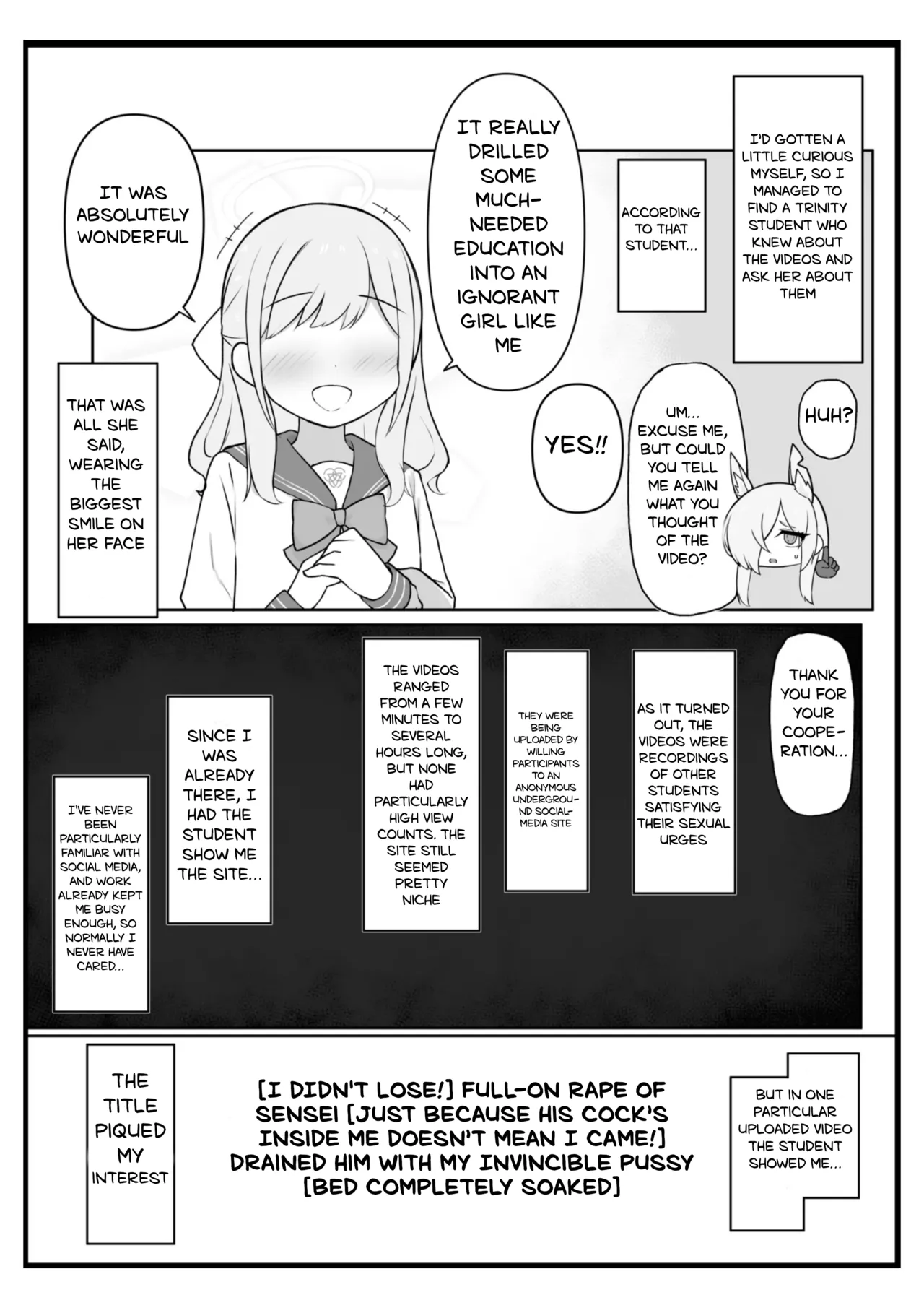 There's no way you can beat a horny bitch who's lost all self-control, right? 2 page 4 full