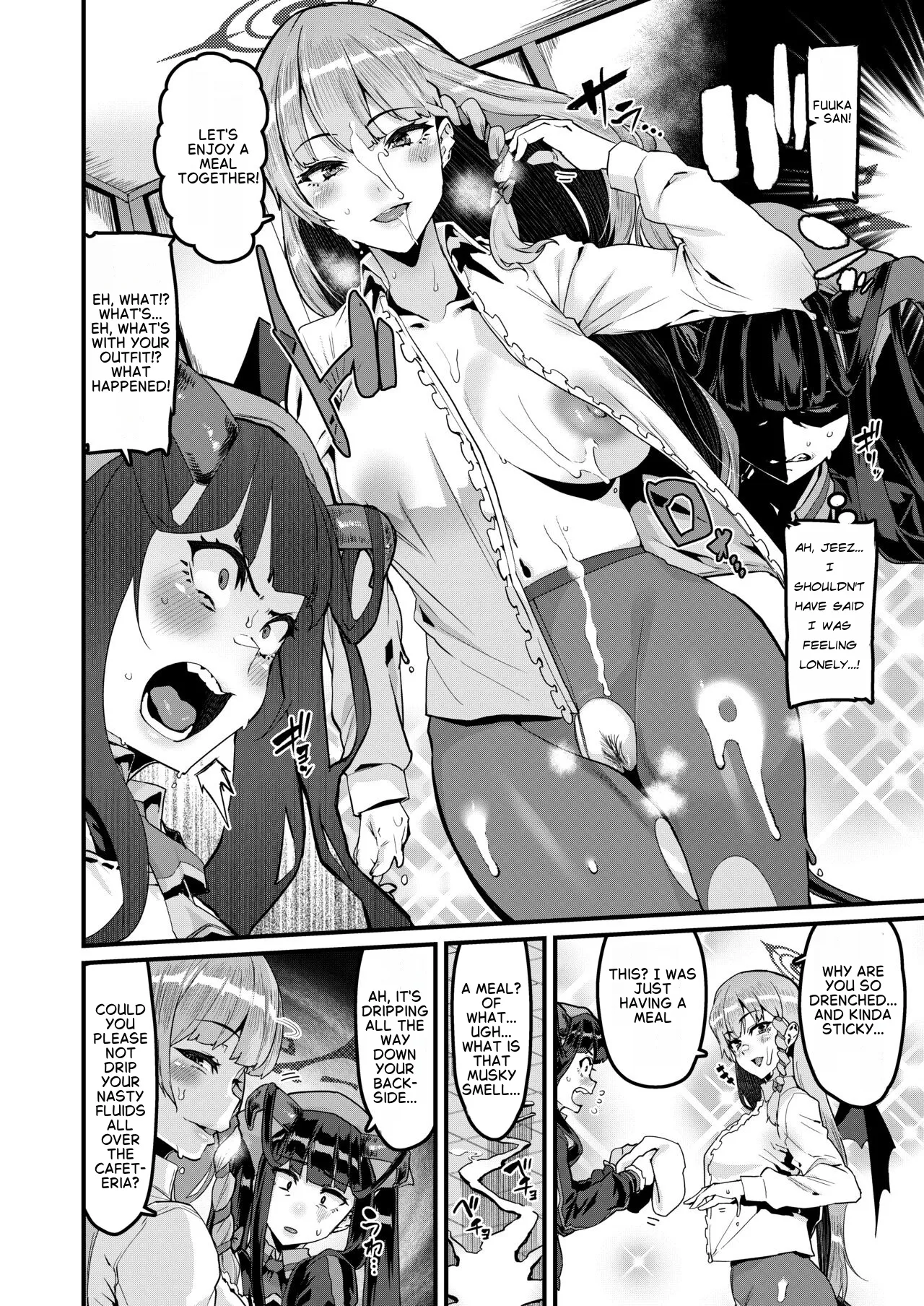 Fuuka's Misfortune and the Meal page 3 full