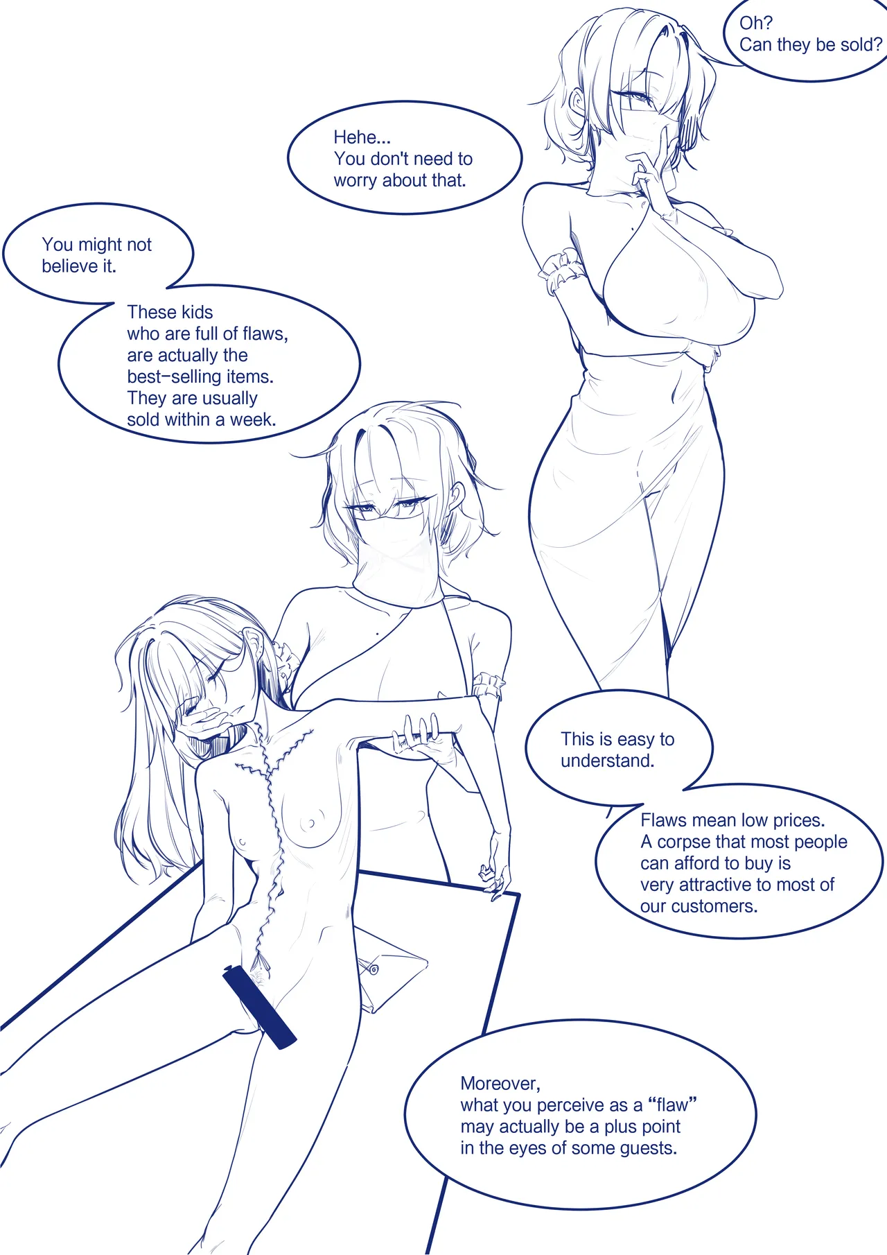 Little Girl and Her Big Doll page 5 full