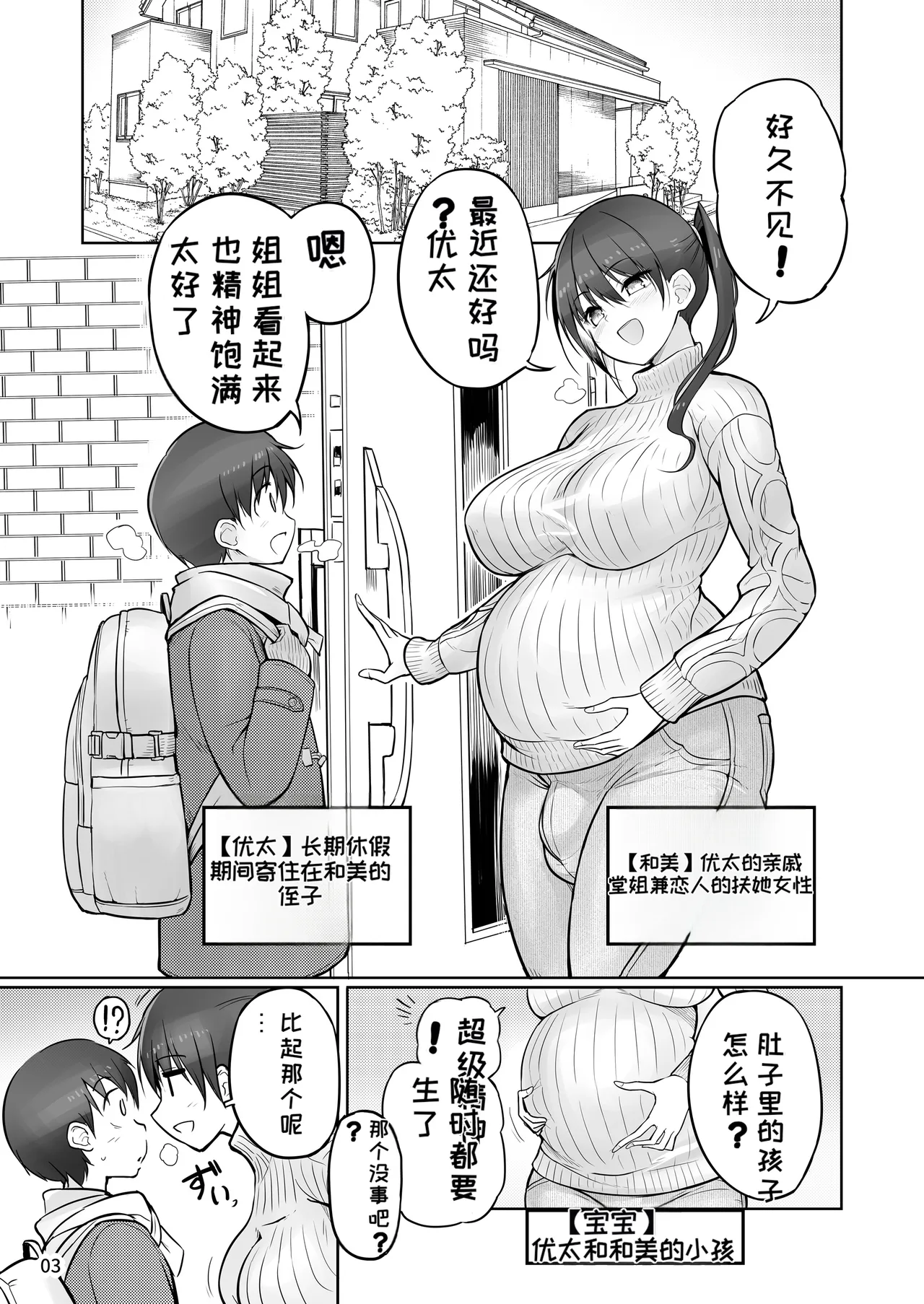 Futanari Onee-chan Seieki Furo Shussan Sex page 3 full