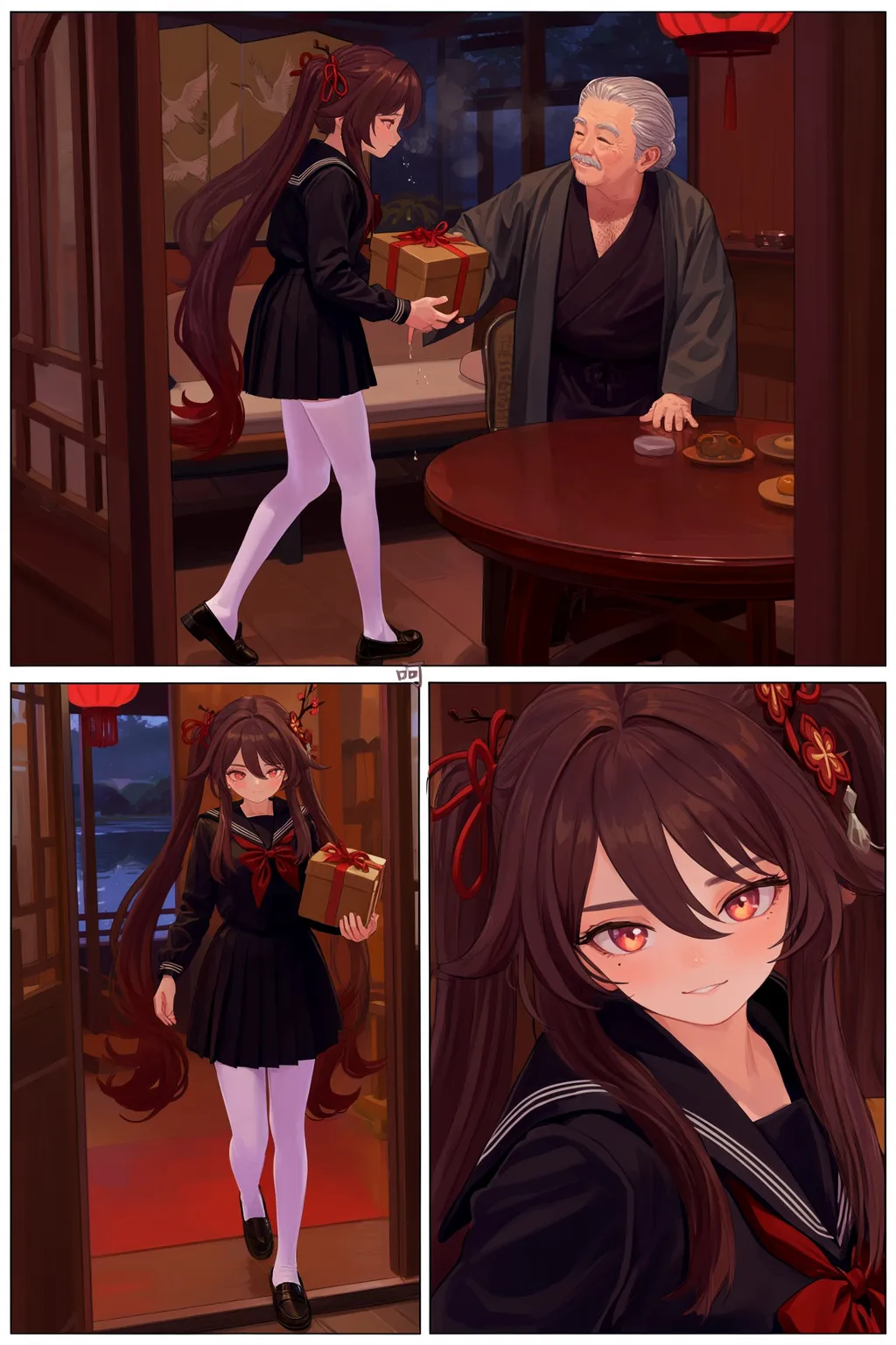 Home-Delivery Hu Tao 送货上门的胡桃 page 1 full