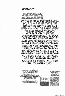 (C106) [Nikuyasan (2980)] Futanari Onna Sensei no Koto ga Daisuki na Seito-chan (Blue Archive) [English] — page 21